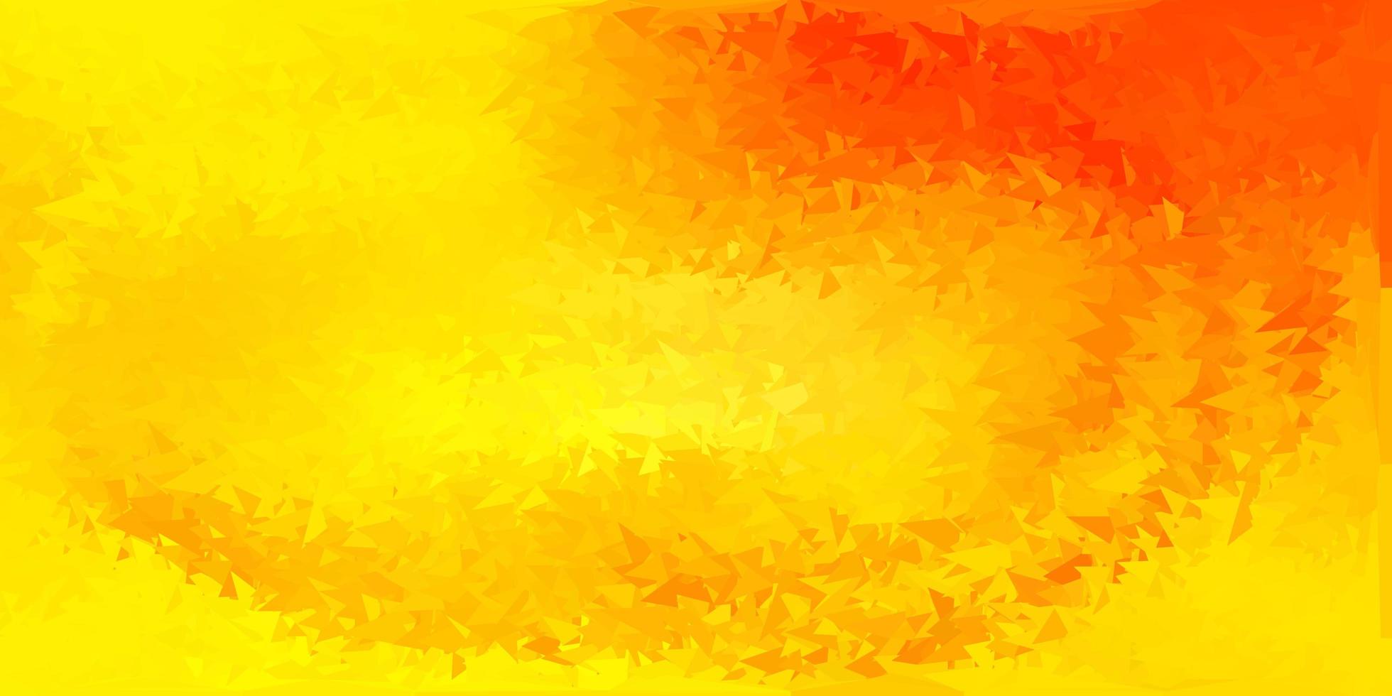 Light orange vector gradient polygon texture.