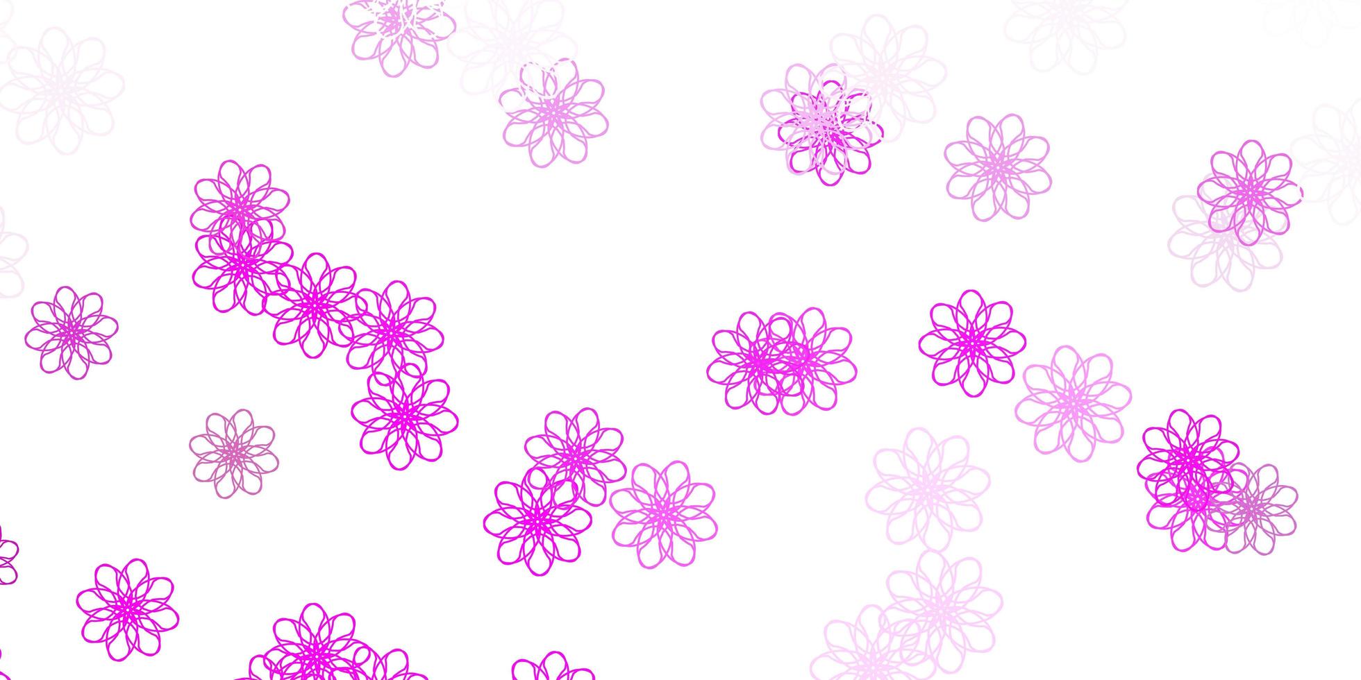 Light Pink vector natural layout with flowers.