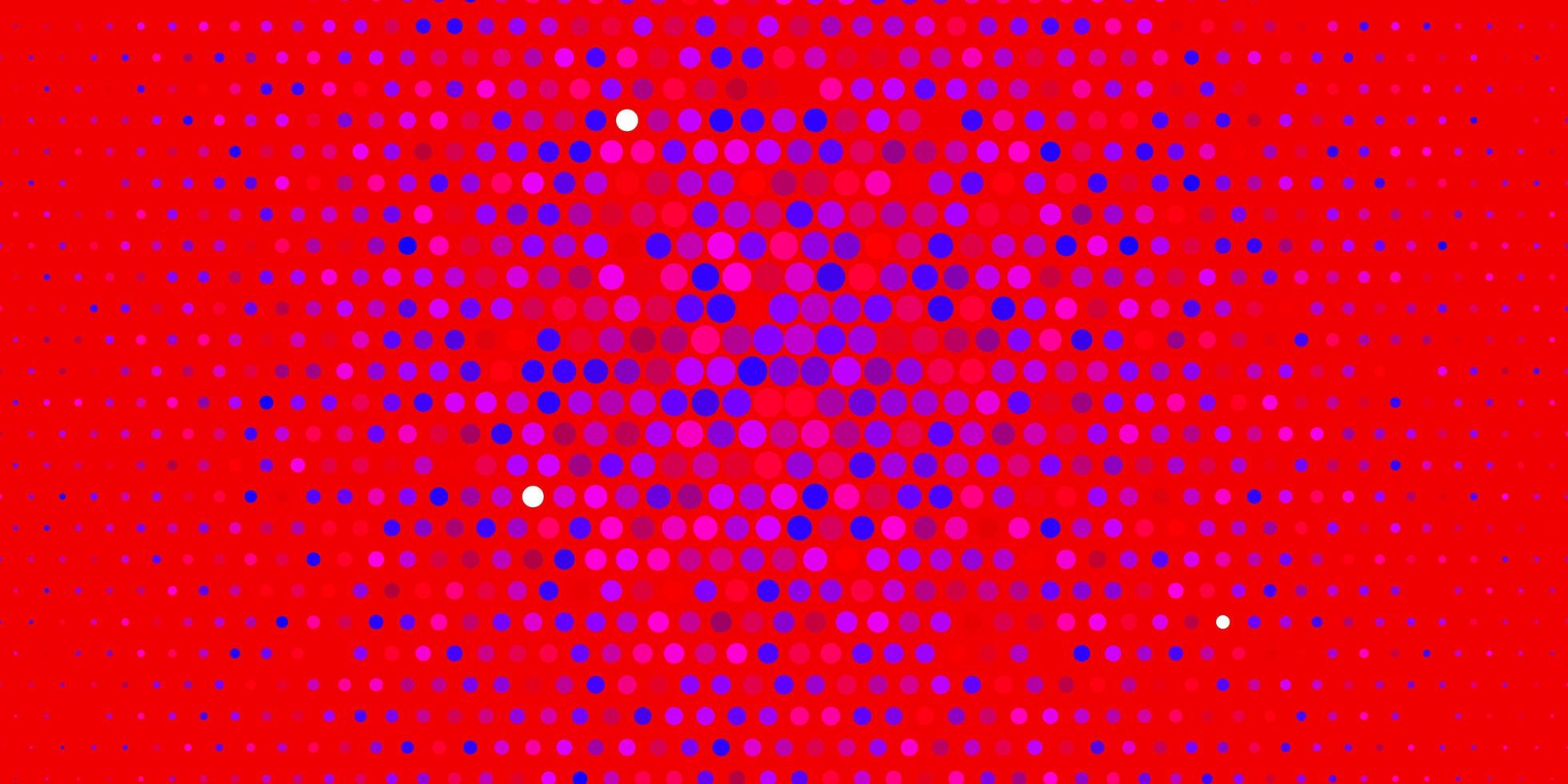 Light Blue, Red vector background with bubbles.