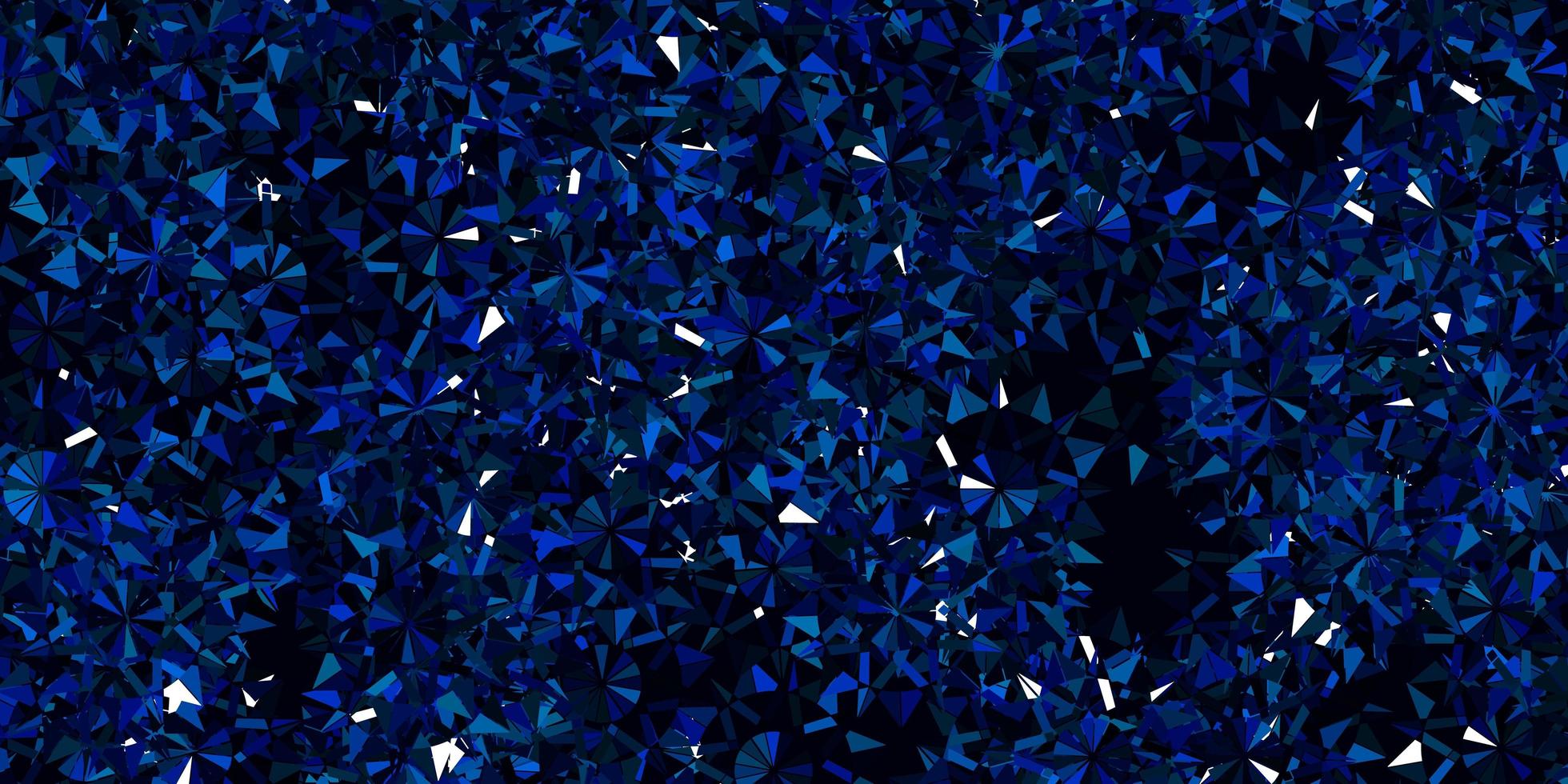 Light BLUE vector texture with bright snowflakes.