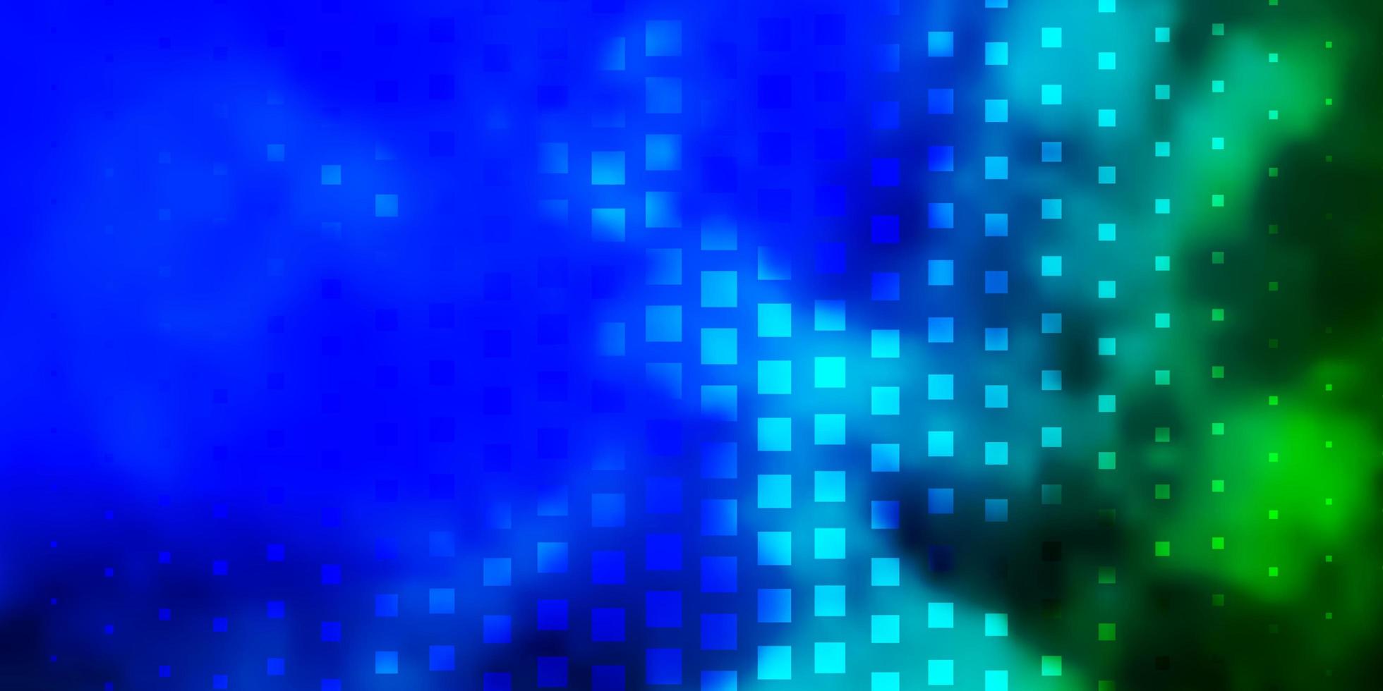 Light Blue, Green vector background with rectangles