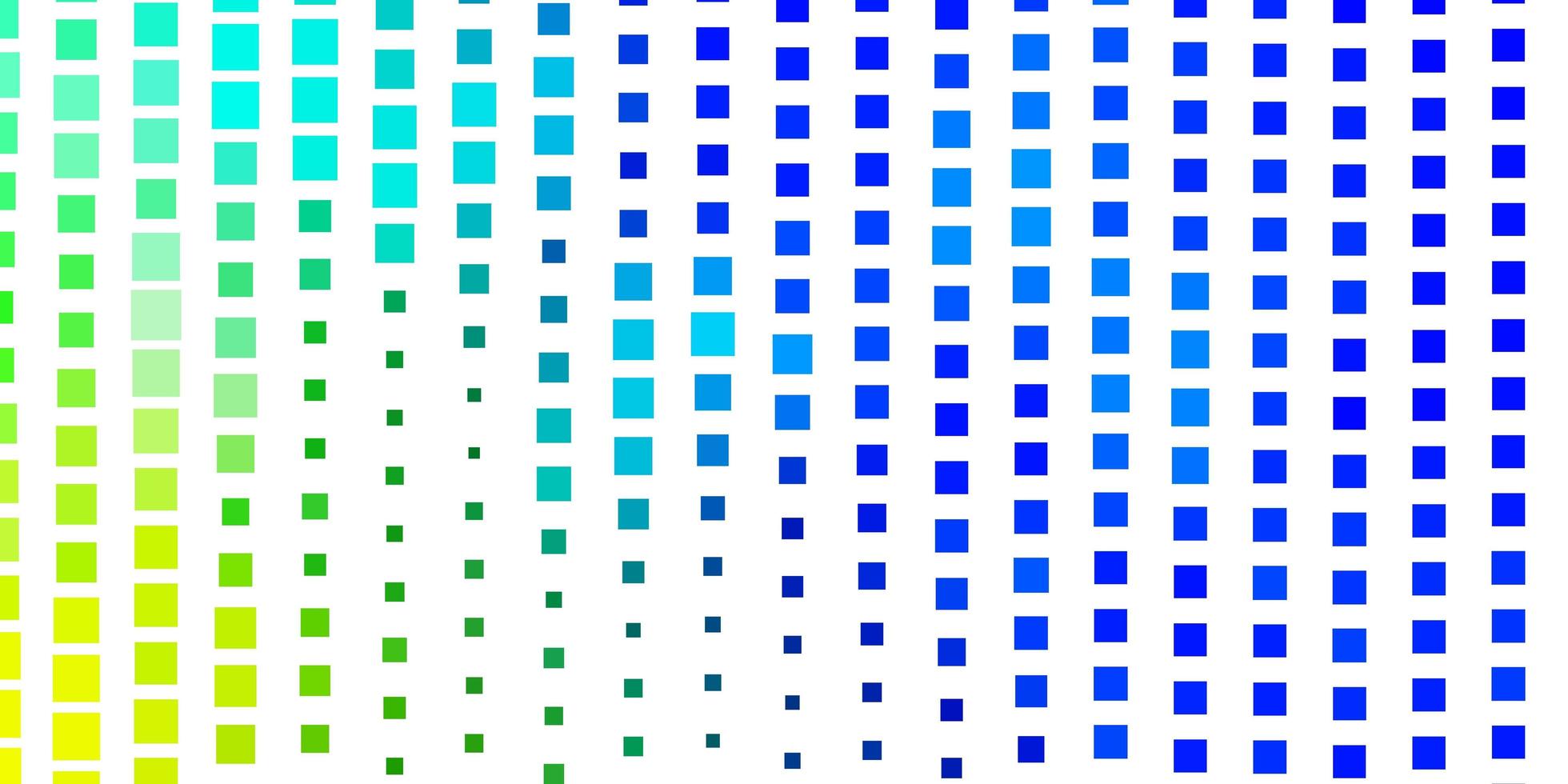 Light Blue, Green vector backdrop with rectangles