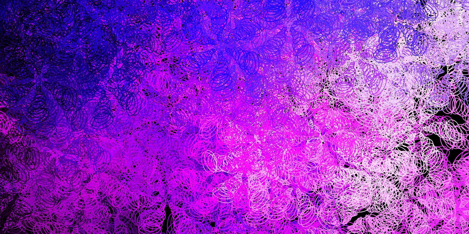 Dark purple, pink vector background with spots.