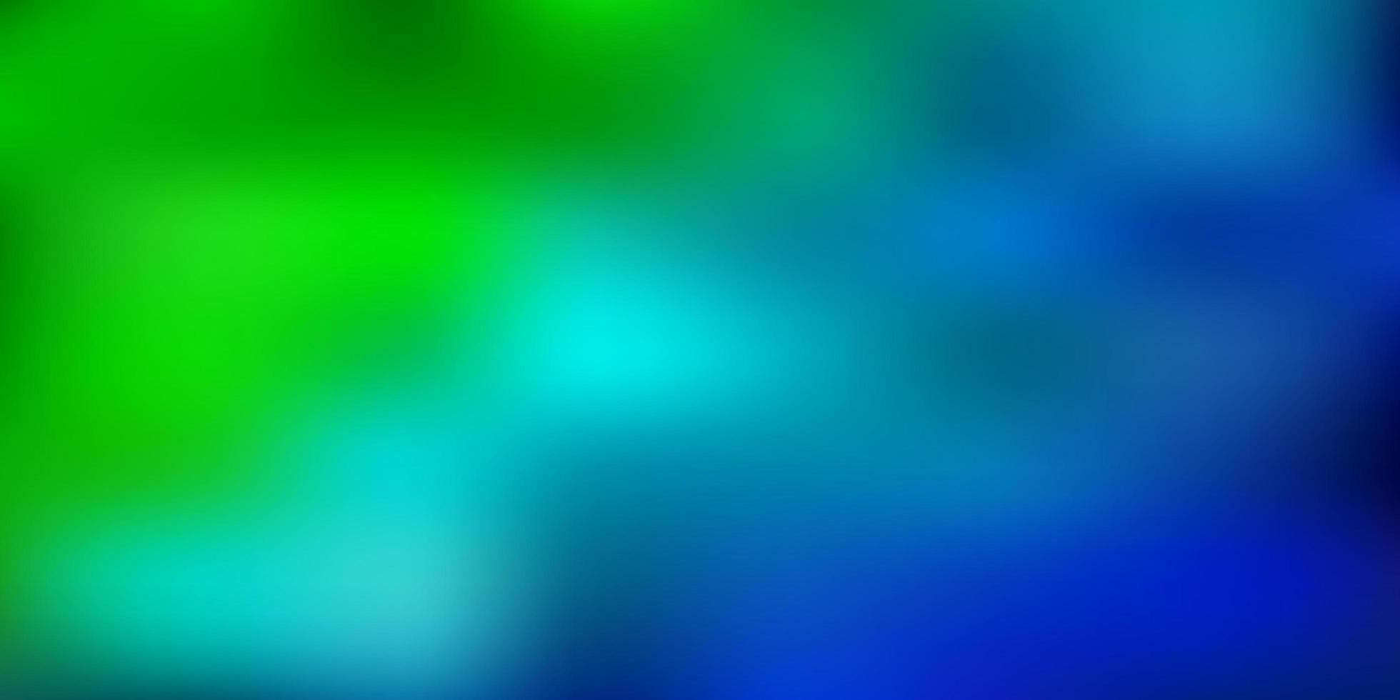 Light blue, green vector gradient blur backdrop.