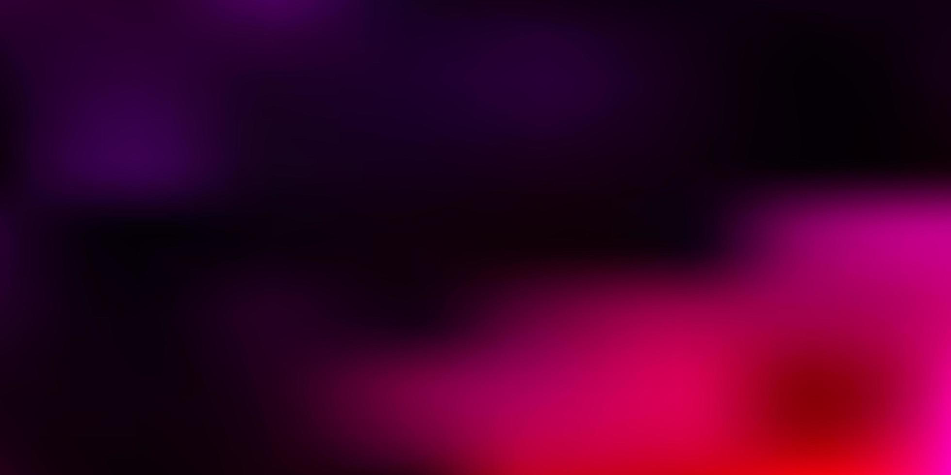 Dark purple, pink vector abstract blur drawing.