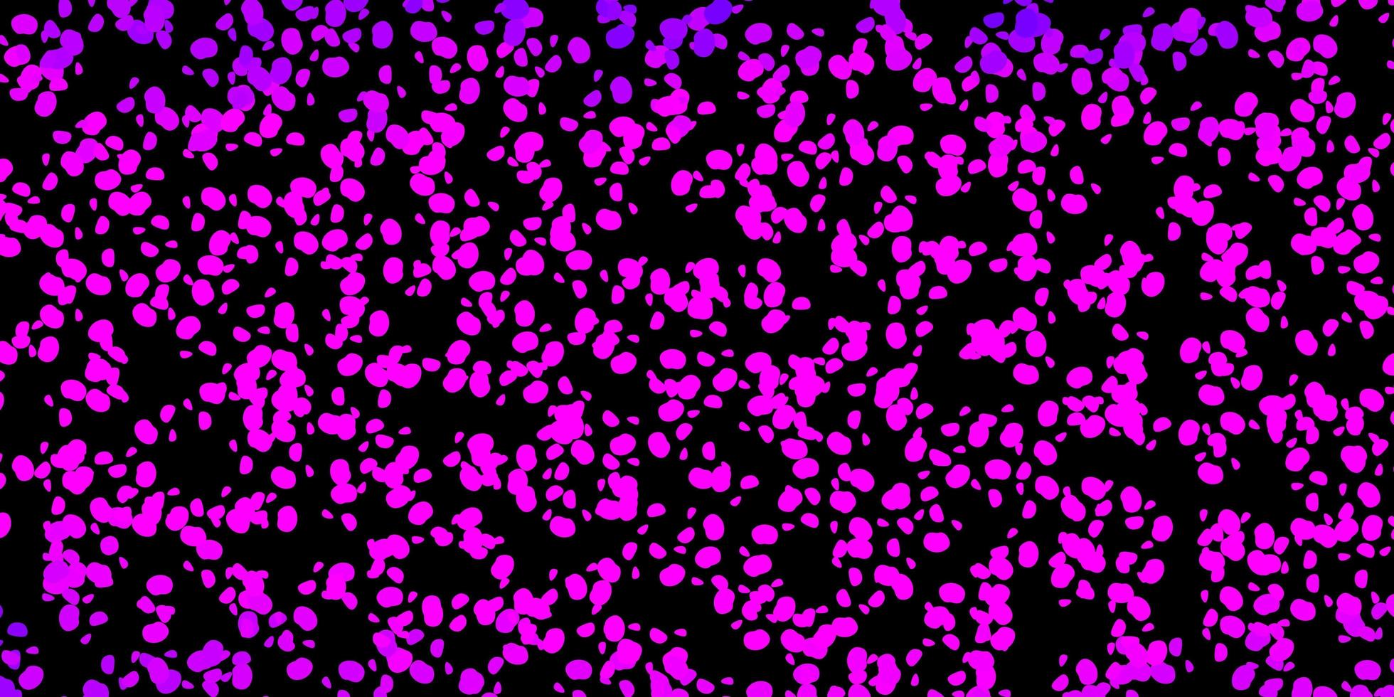 Dark purple vector pattern with abstract shapes.