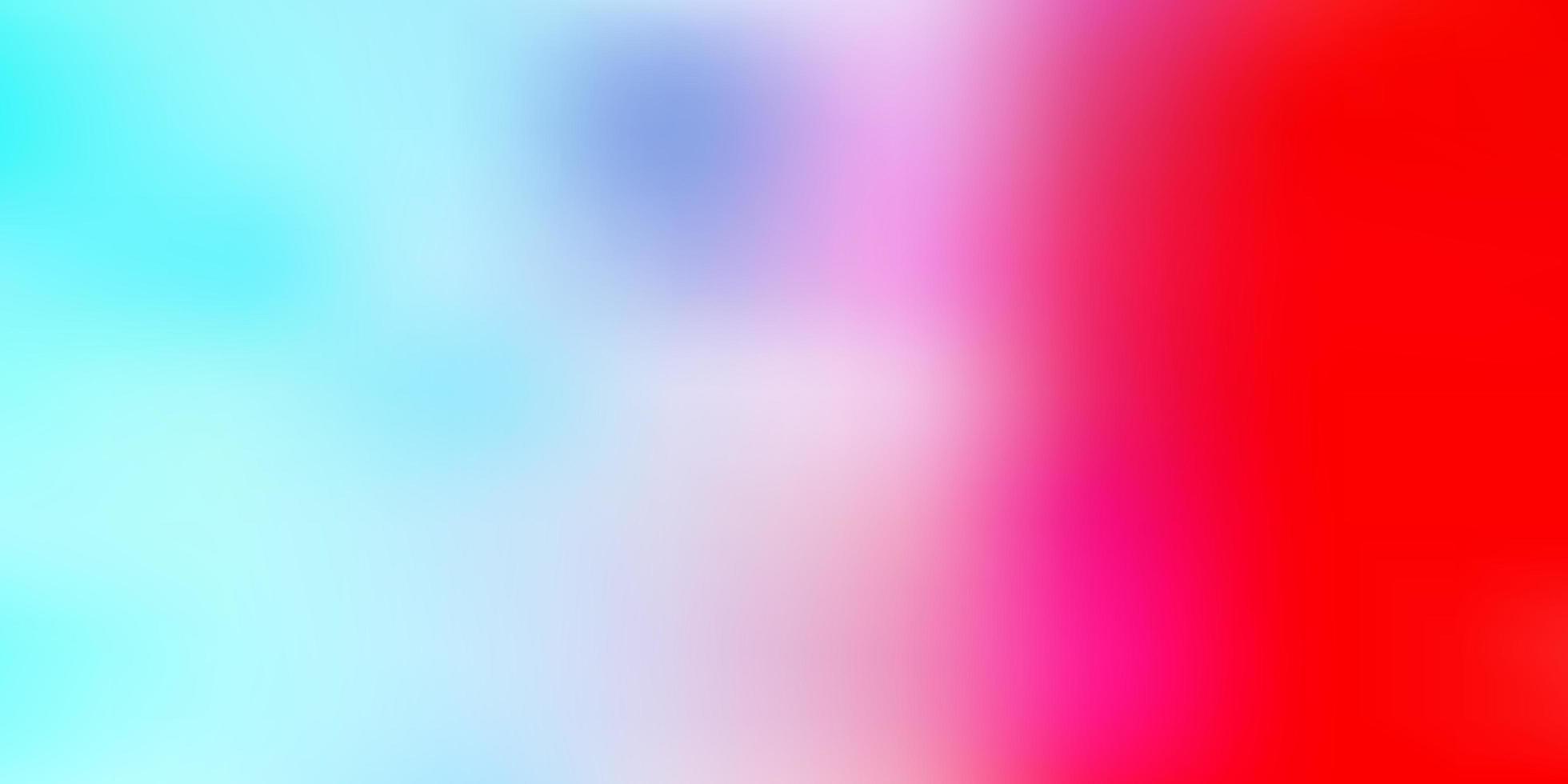 Light blue, red vector blurred background.