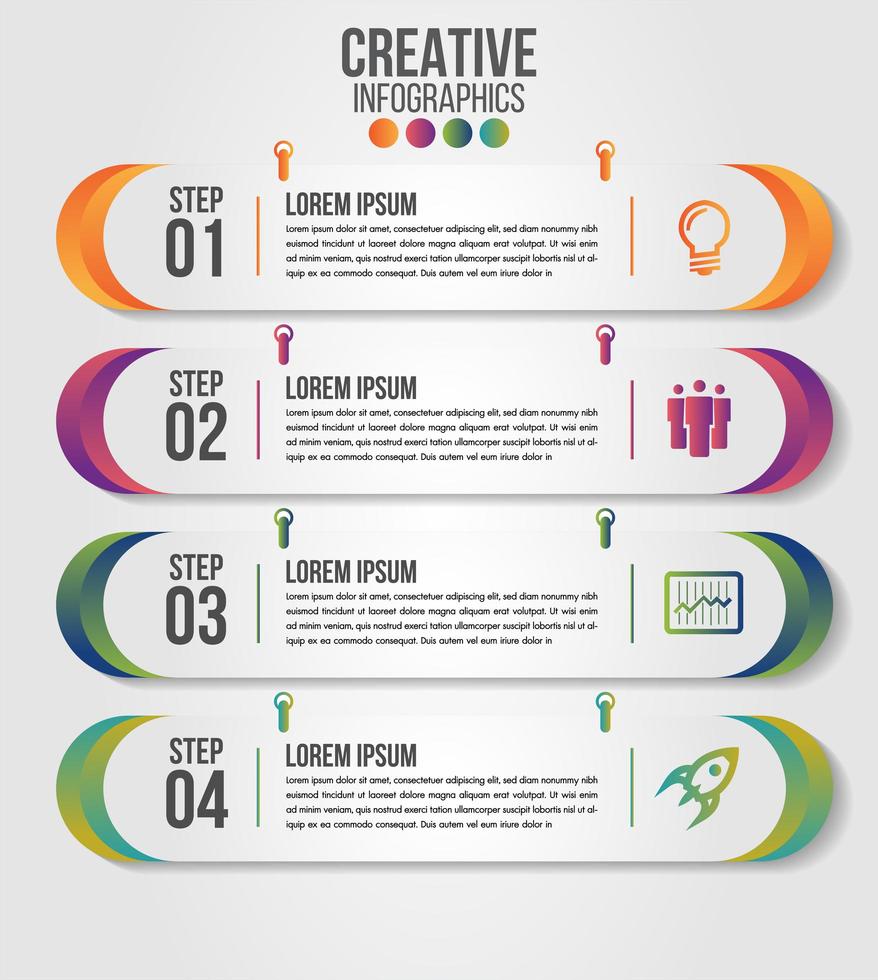 Infographic modern timeline design vector template for business