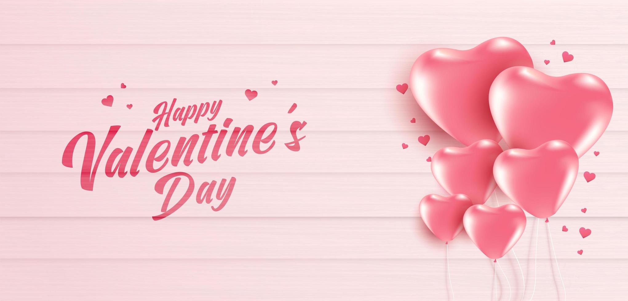 Valentine's day sale poster or banner vector