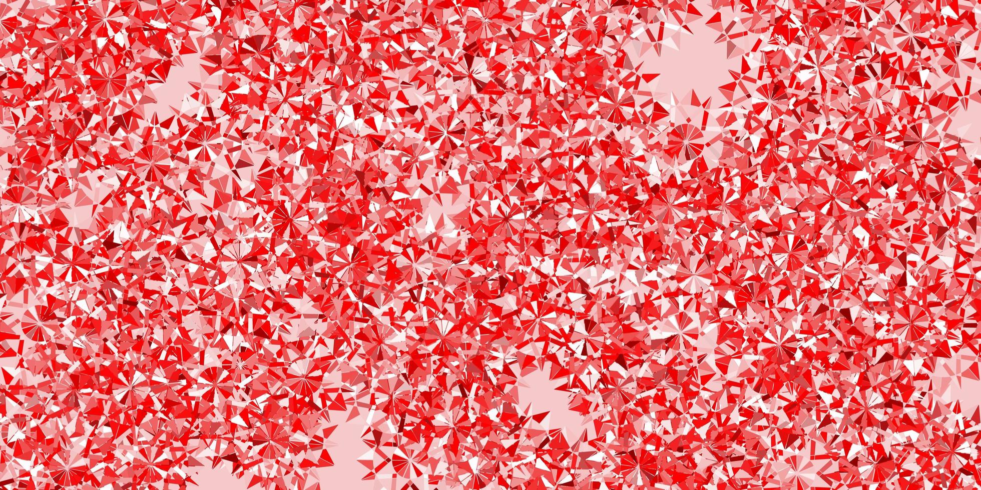 Light red vector background with christmas snowflakes.