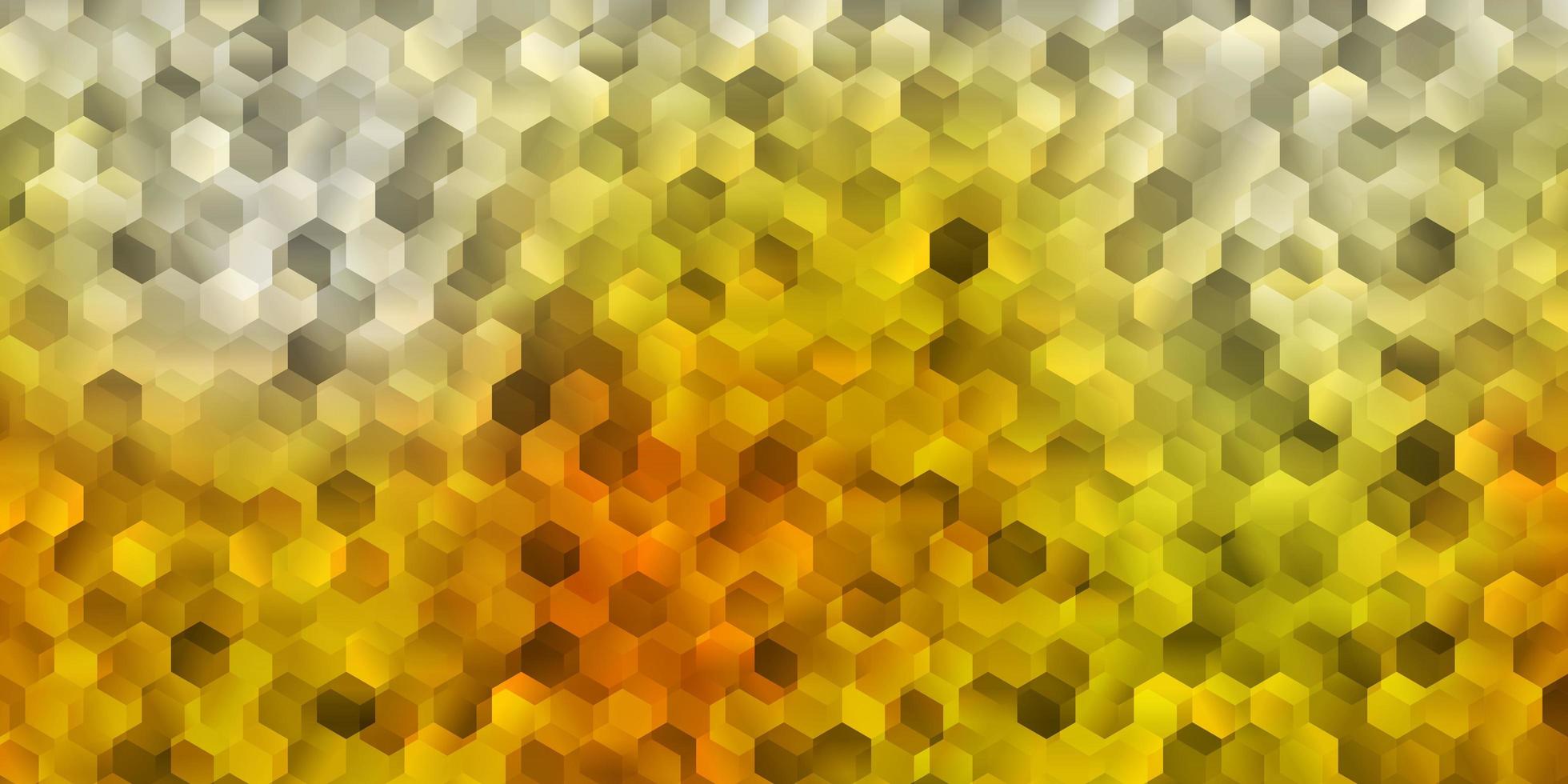 patrón de vector naranja claro con formas abstractas.