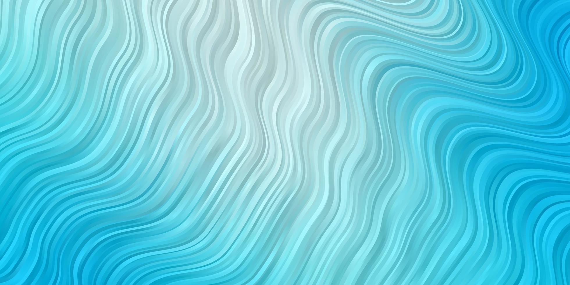 Light BLUE vector background with bent lines.