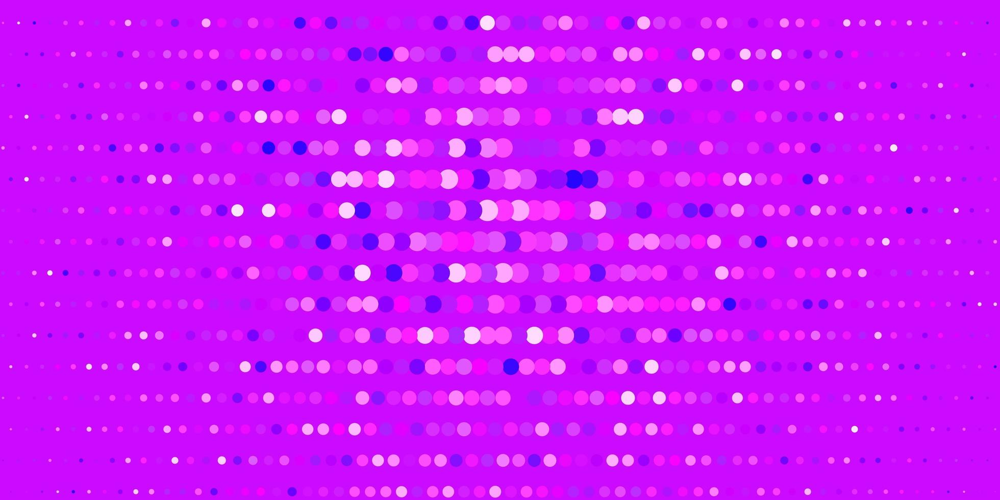 Dark Purple vector backdrop with dots.