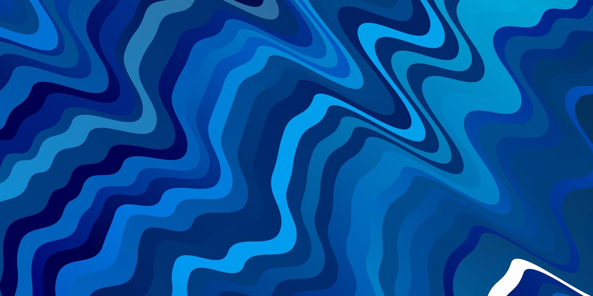 Light BLUE vector background with bent lines.