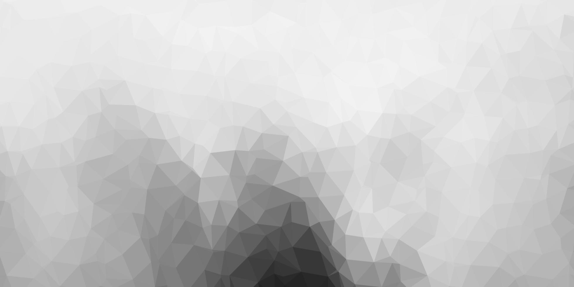 Plantilla de triángulo de poli vector gris claro.