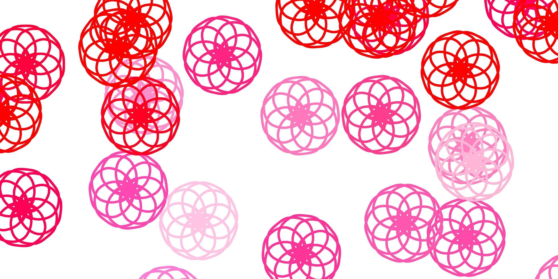 Light Red vector texture with disks.