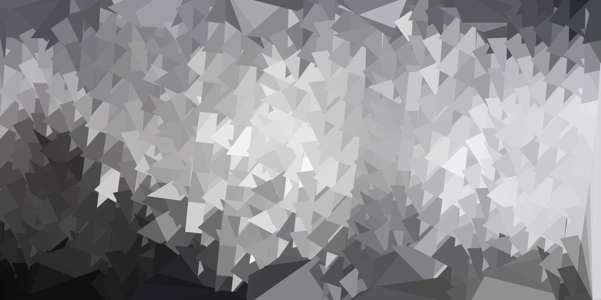 Light gray vector poly triangle template.