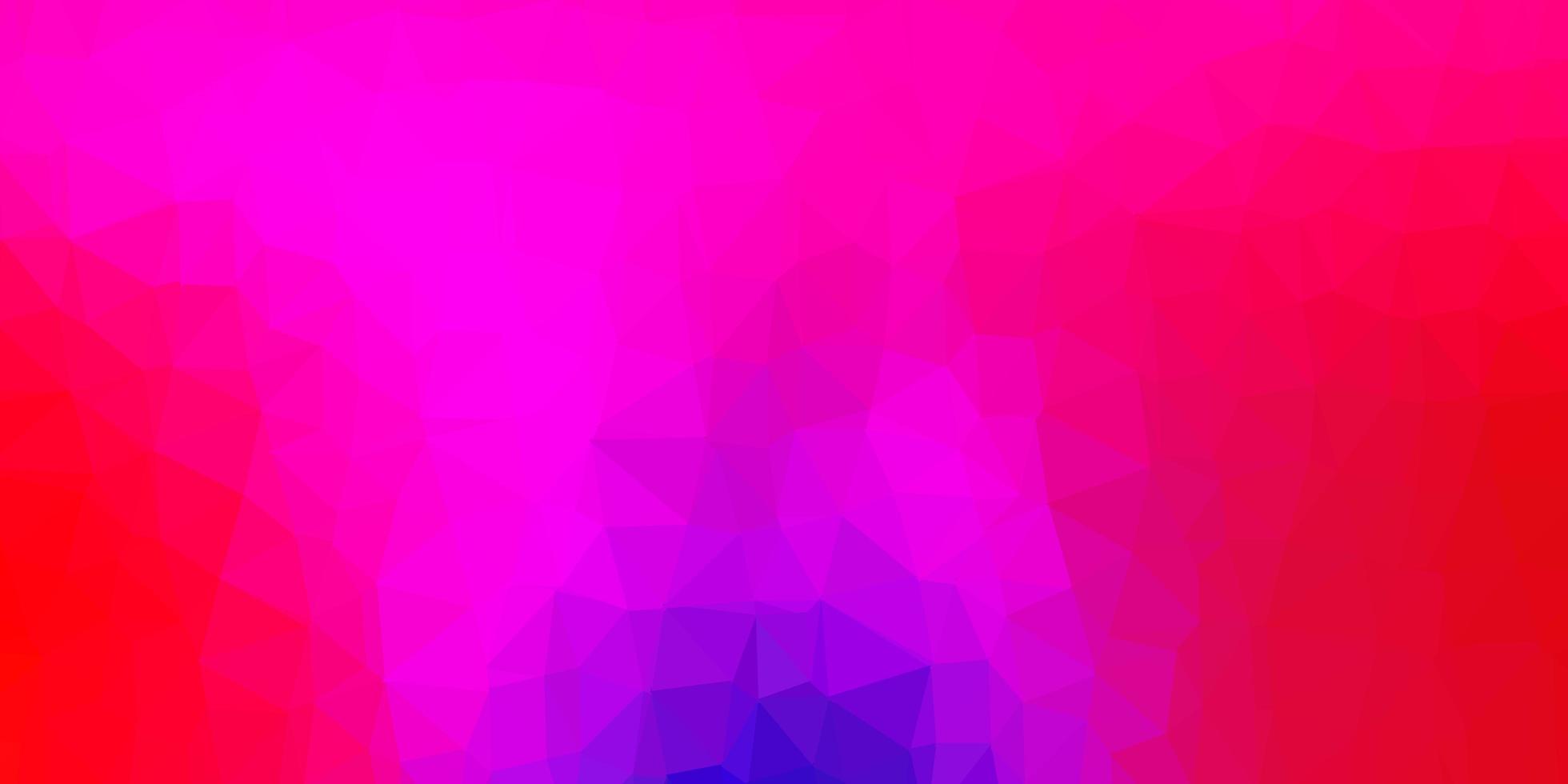 Dark blue, red vector gradient polygon layout.