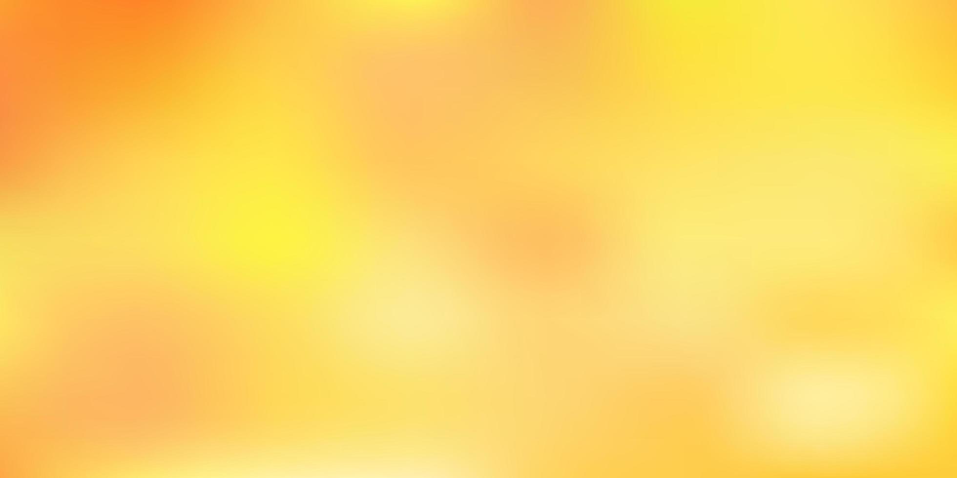 Light orange vector abstract blur backdrop.