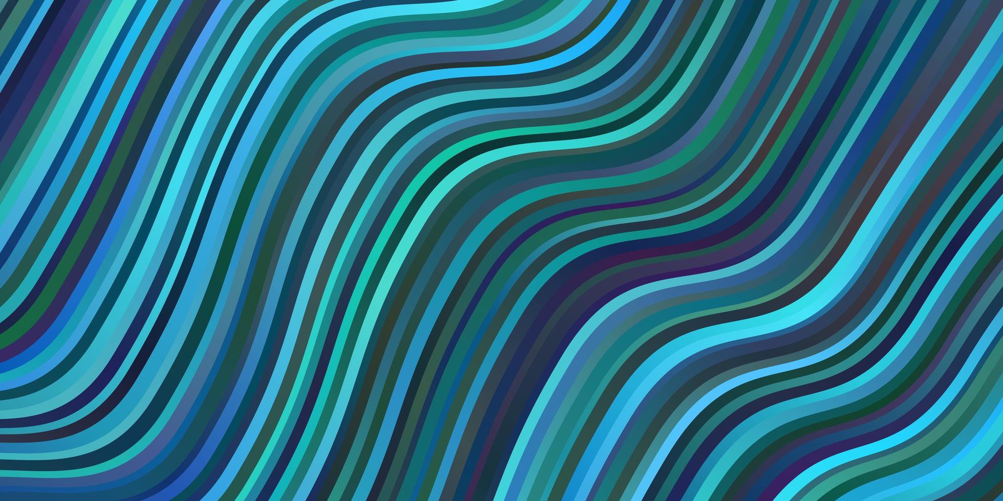 Light BLUE vector background with bent lines.