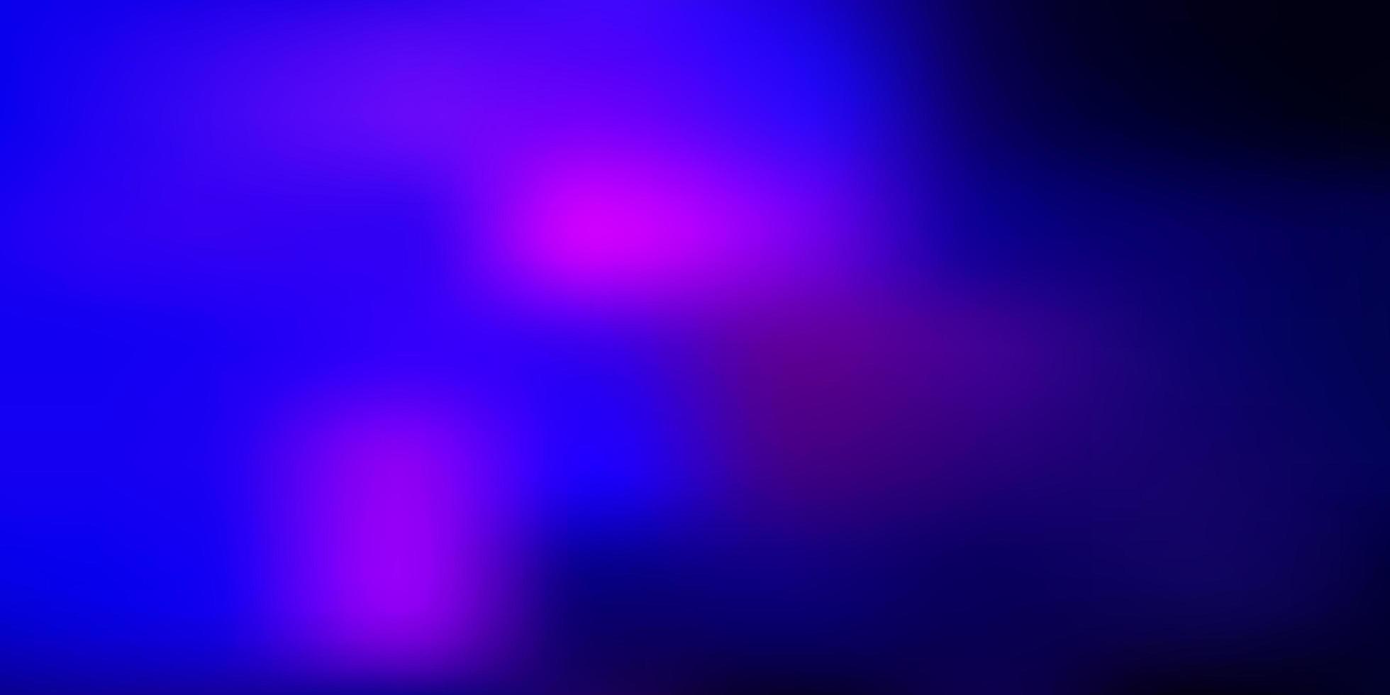 Dark pink, blue vector abstract blur backdrop.