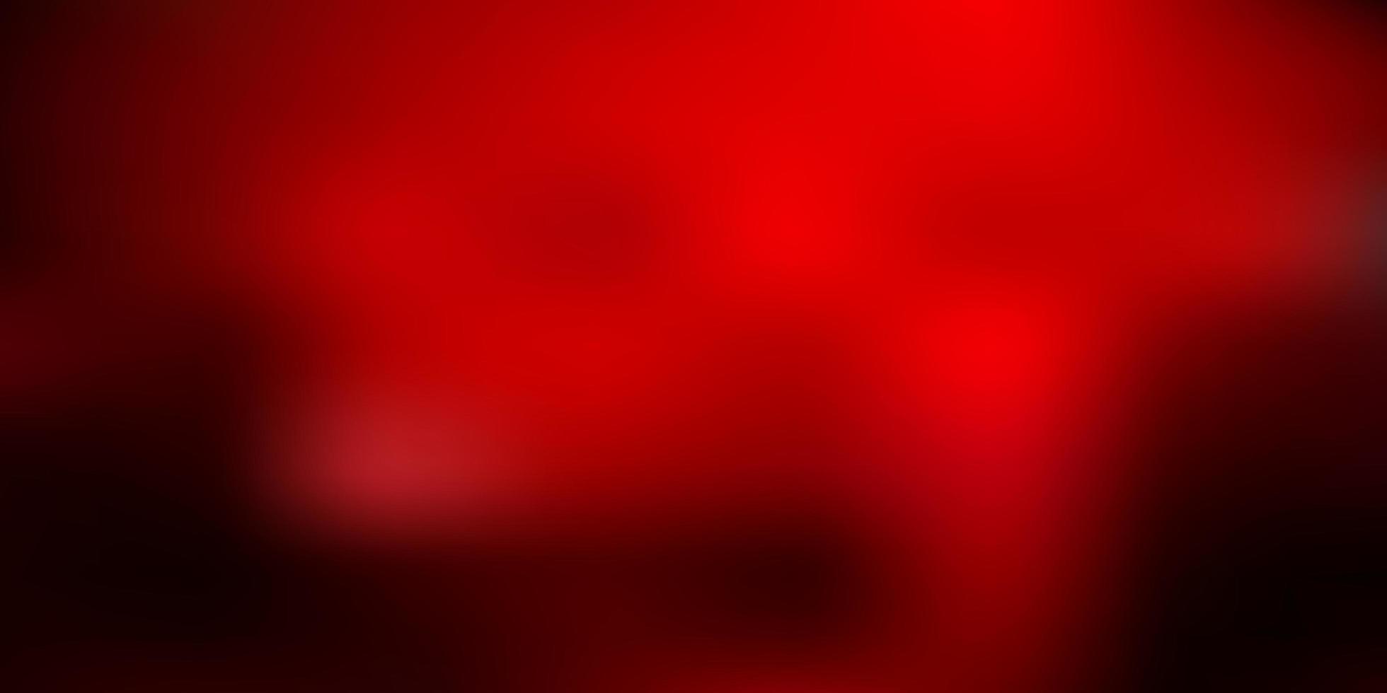 Dark orange vector abstract blur drawing.