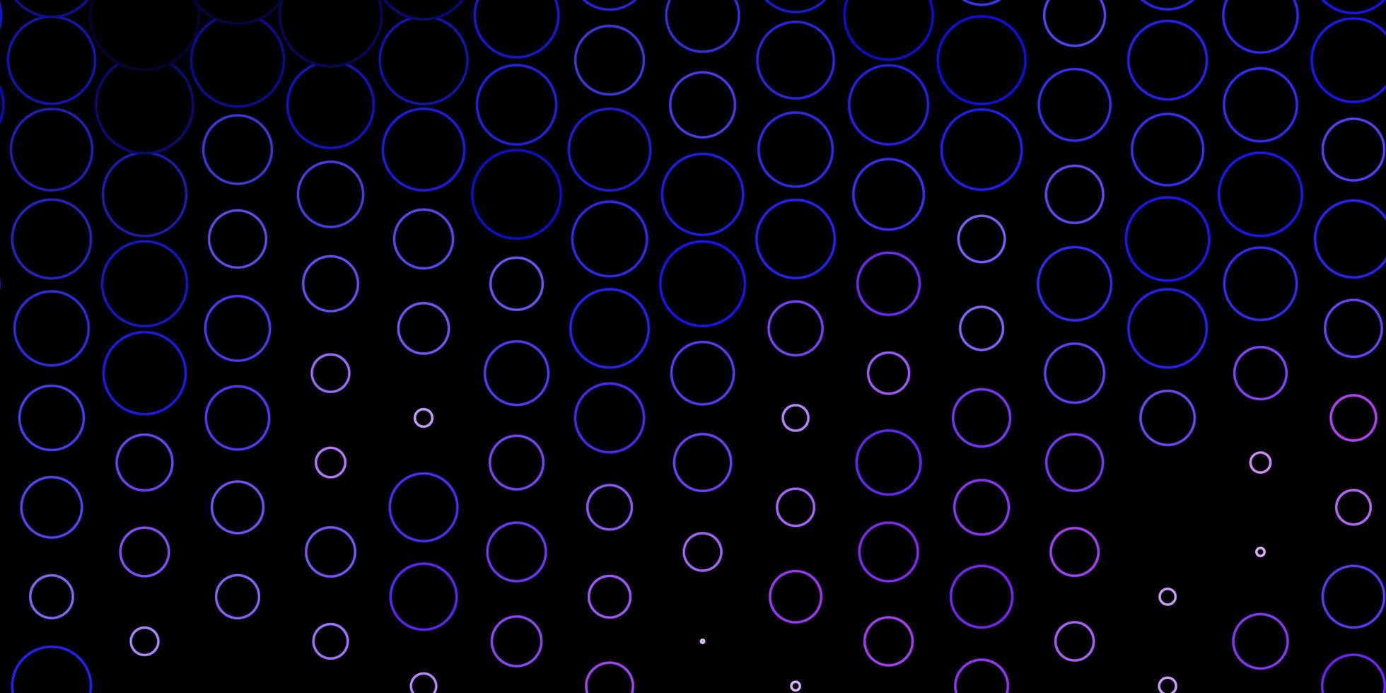 Dark Purple vector backdrop with dots.