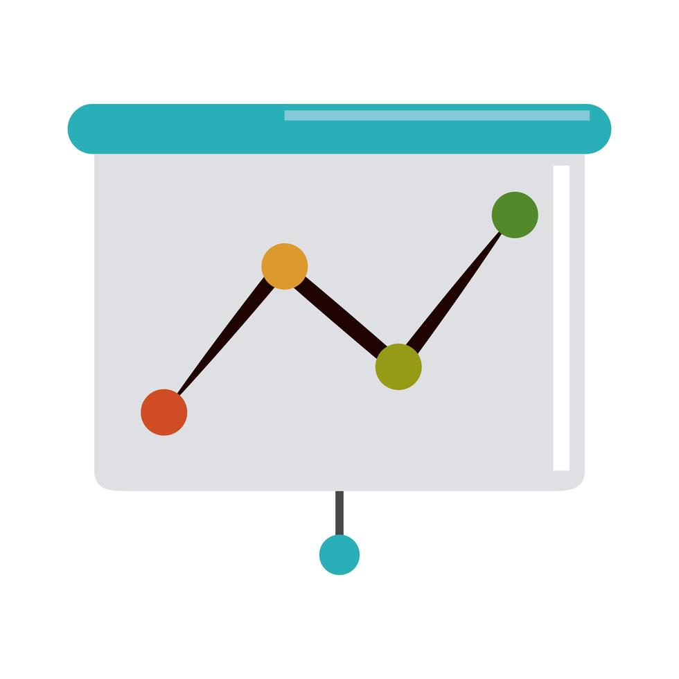 data analysis, financial diagram report stock flat icon vector