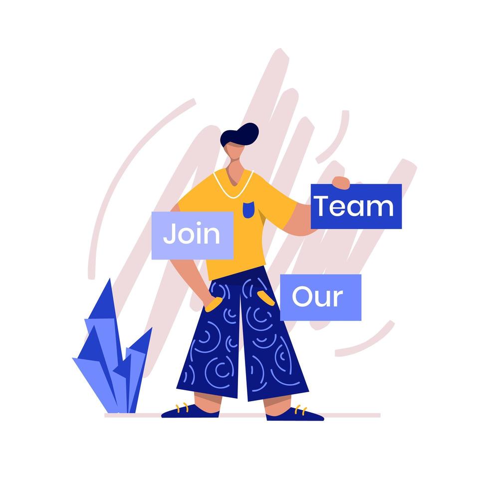 Join Our Team Illustration vector