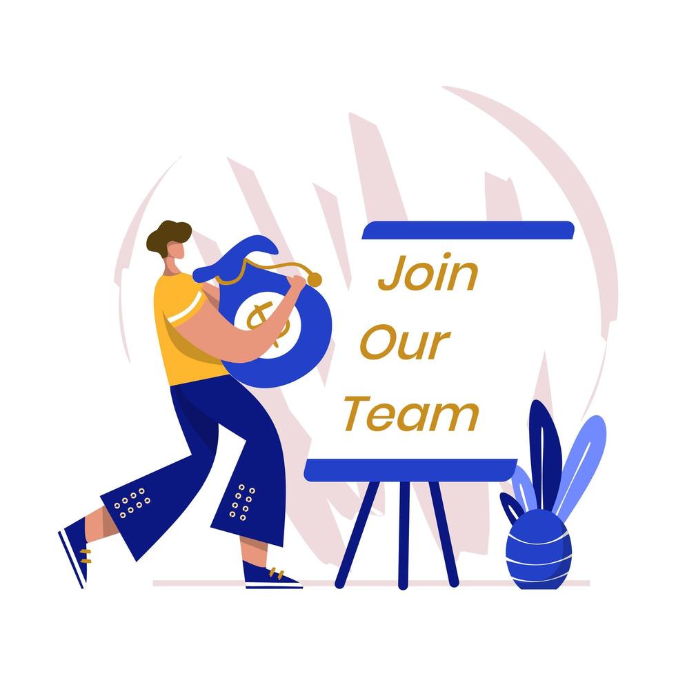 Join Our Team Illustration vector