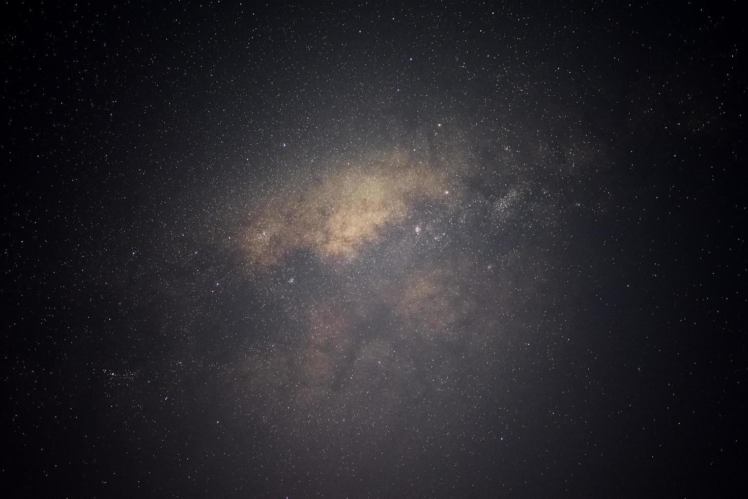 Milky way in the night sky photo