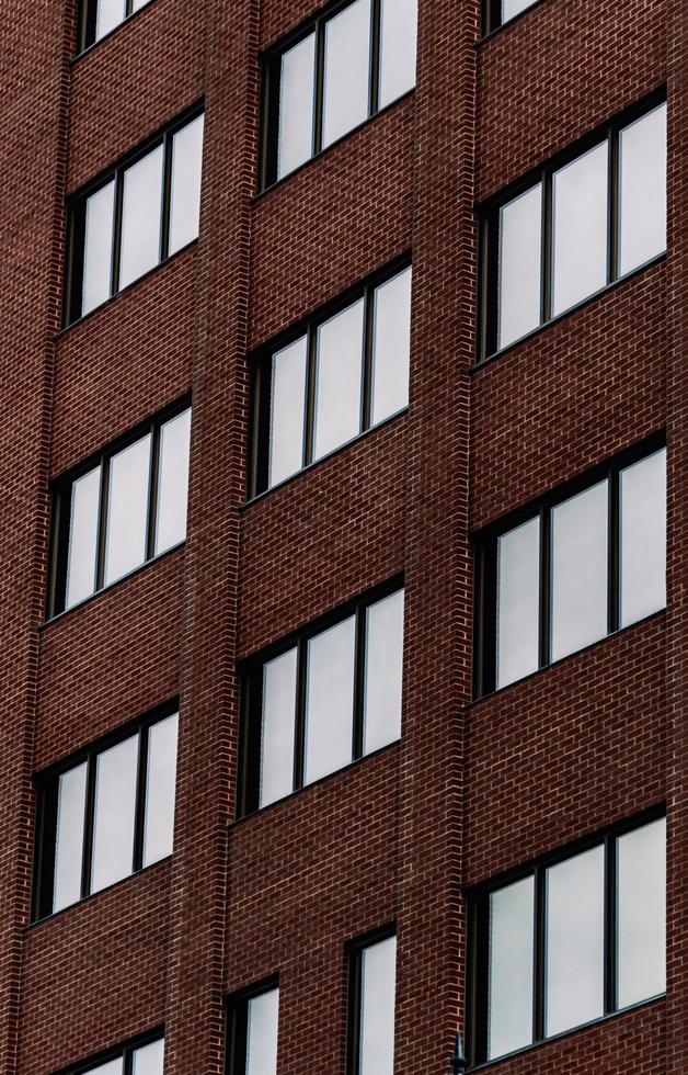 Concrete apartment building photo