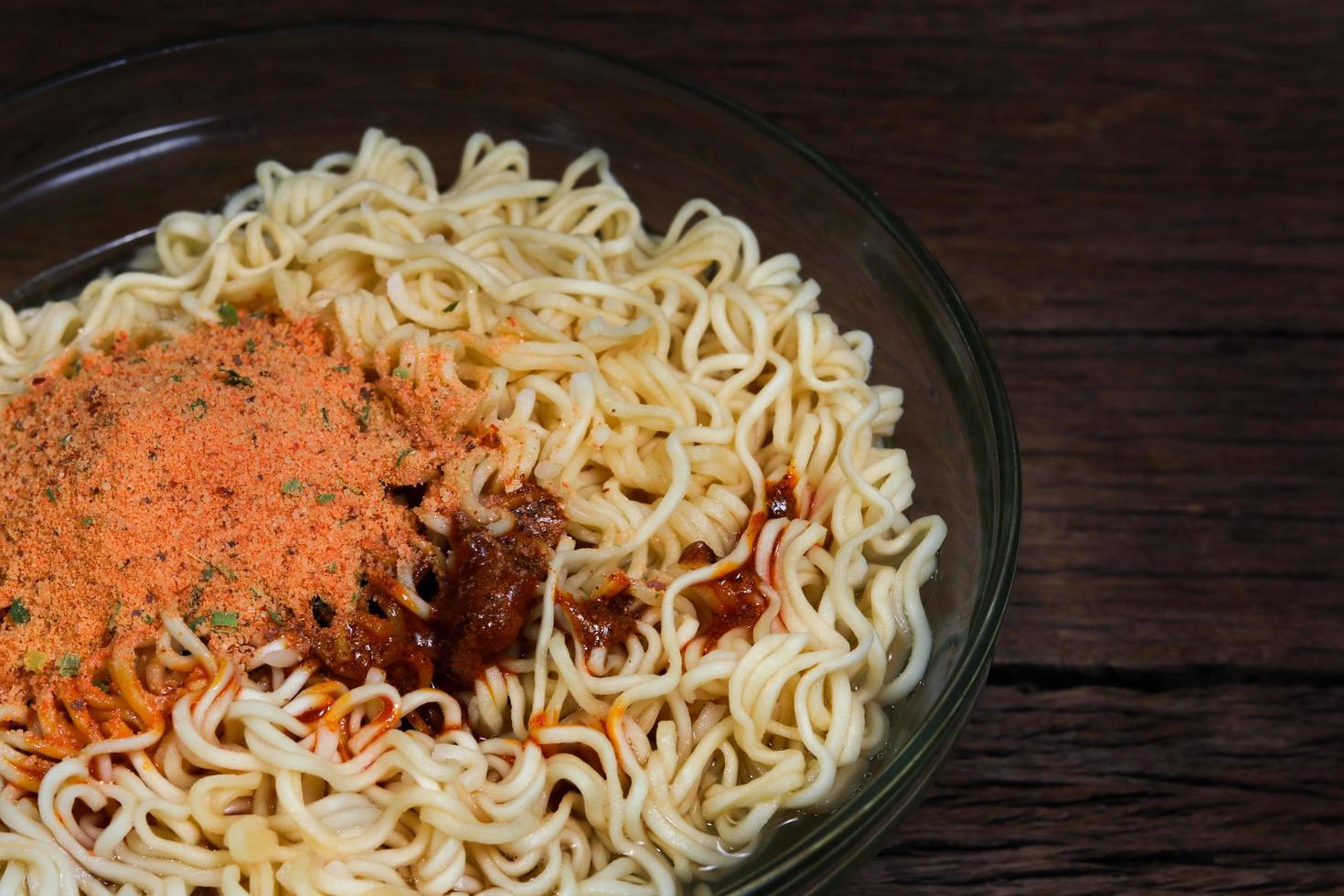 Bowl of ramen photo