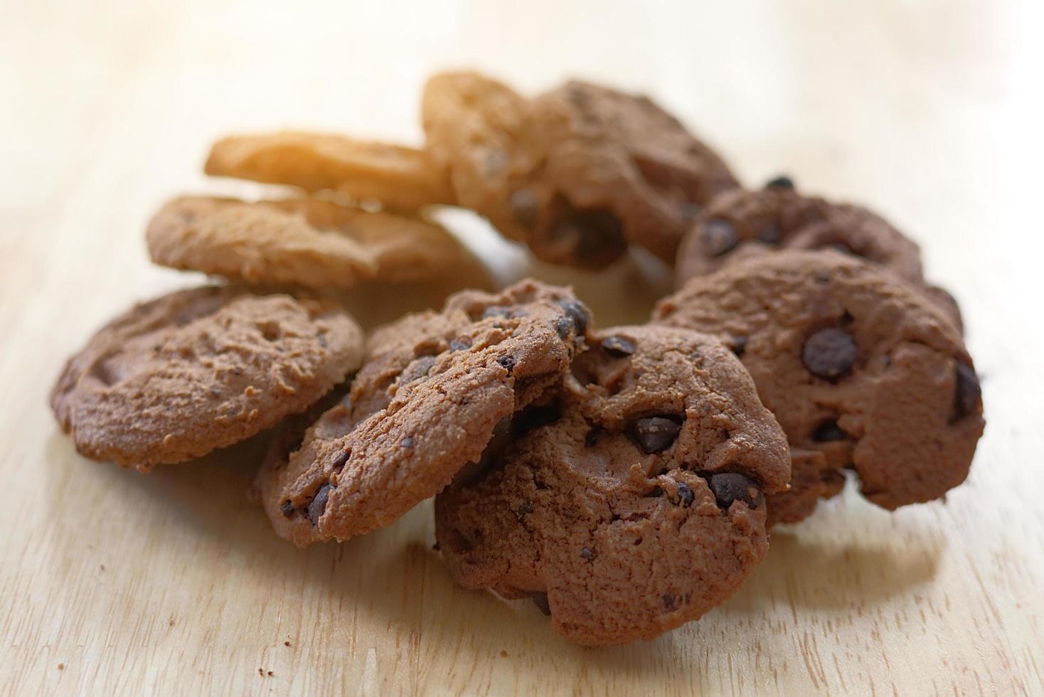 galletas en la luz del sol foto