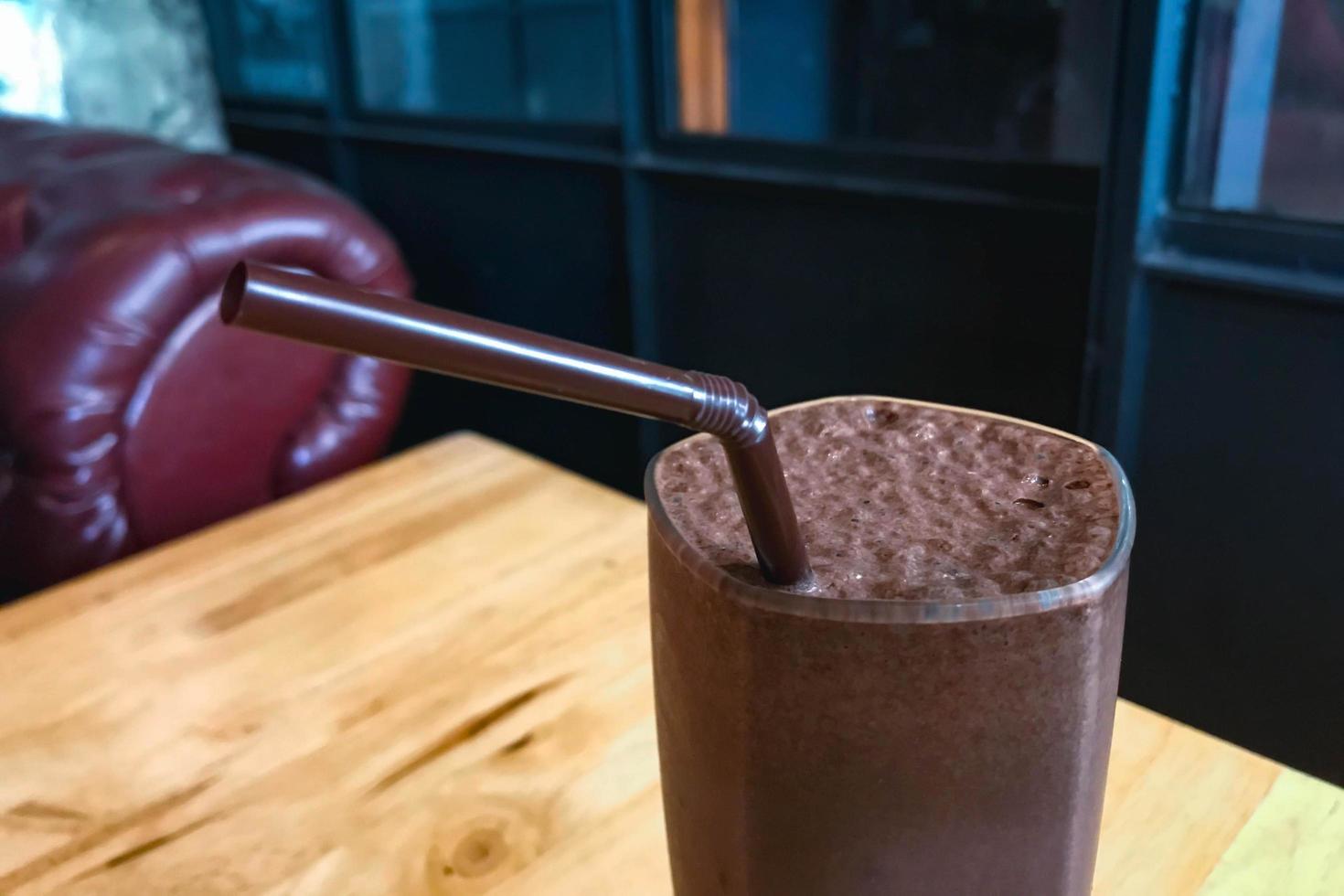 Cocoa smoothie ready to drink photo