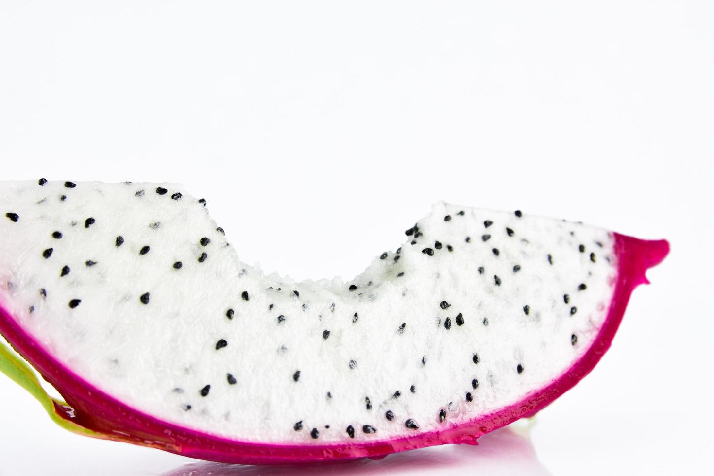 Dragon fruit on white background photo