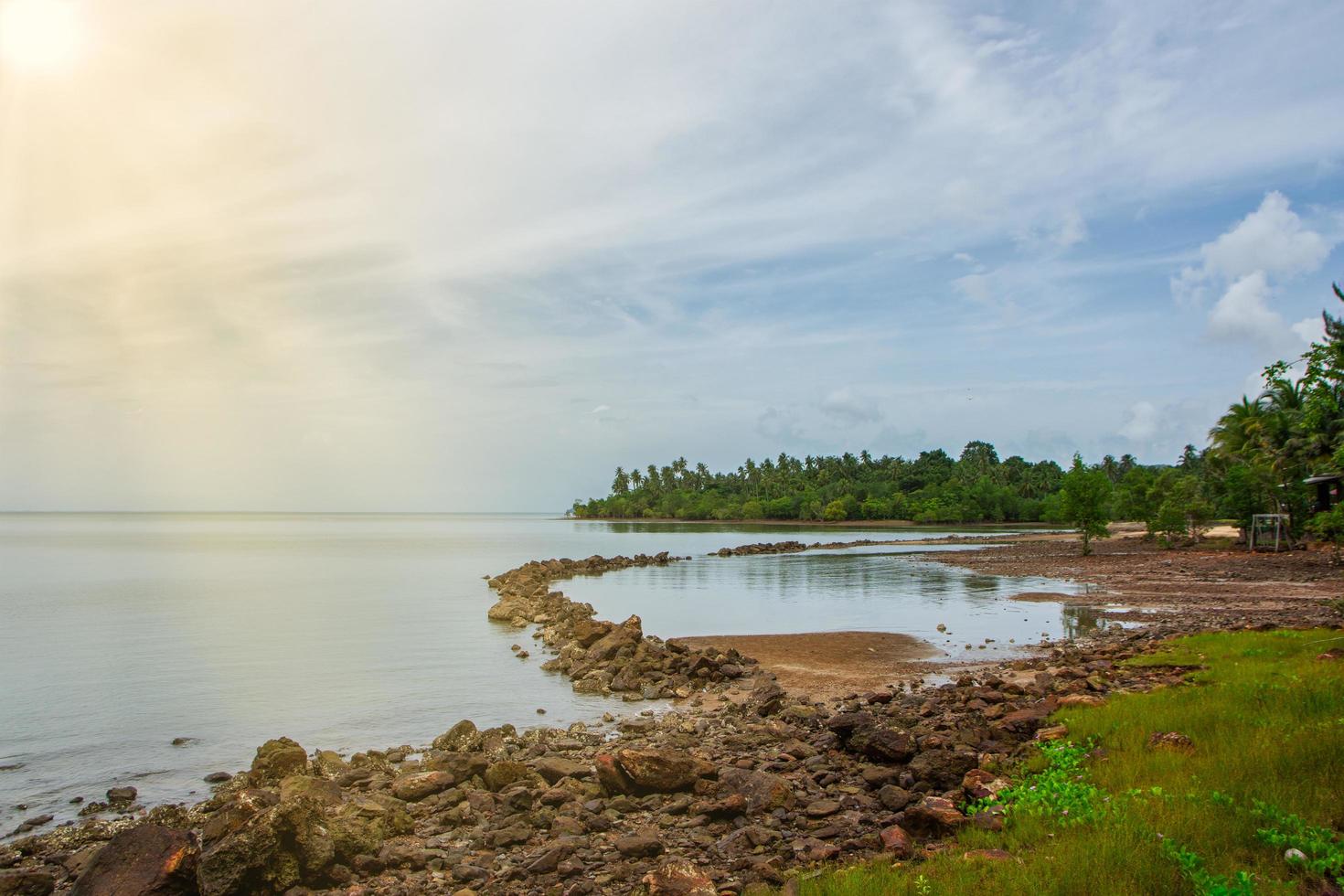 The sea at Koh Chang in Thailand photo