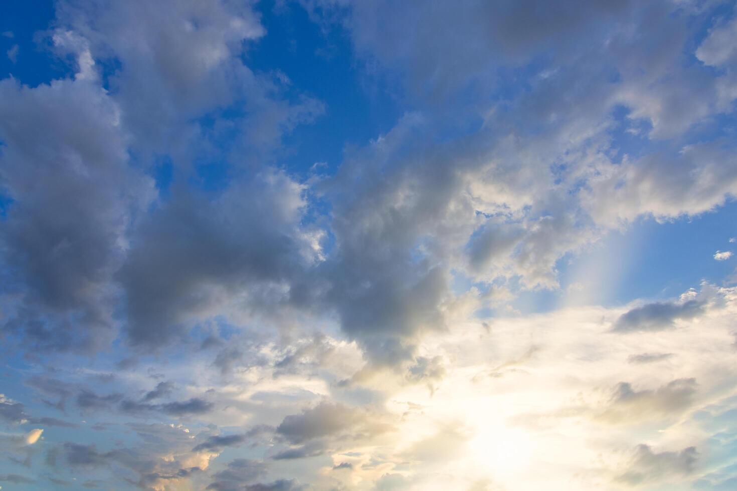 nubes en el cielo foto