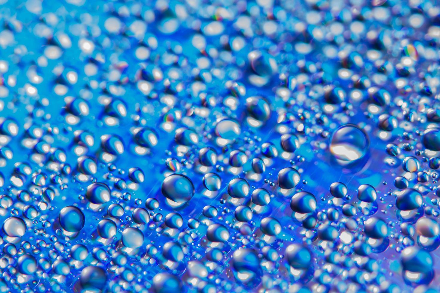 Water drops, macro background photo