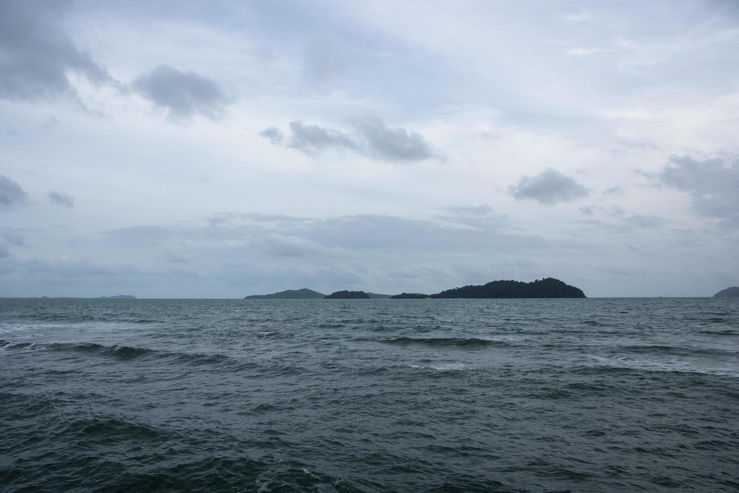 The sea at Koh Chang, Thailand photo