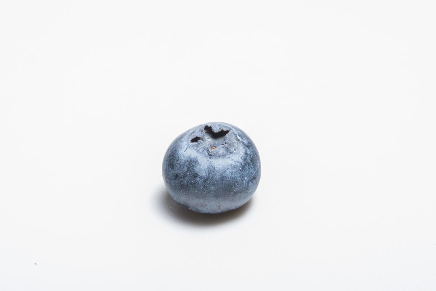 Blueberry on white background photo