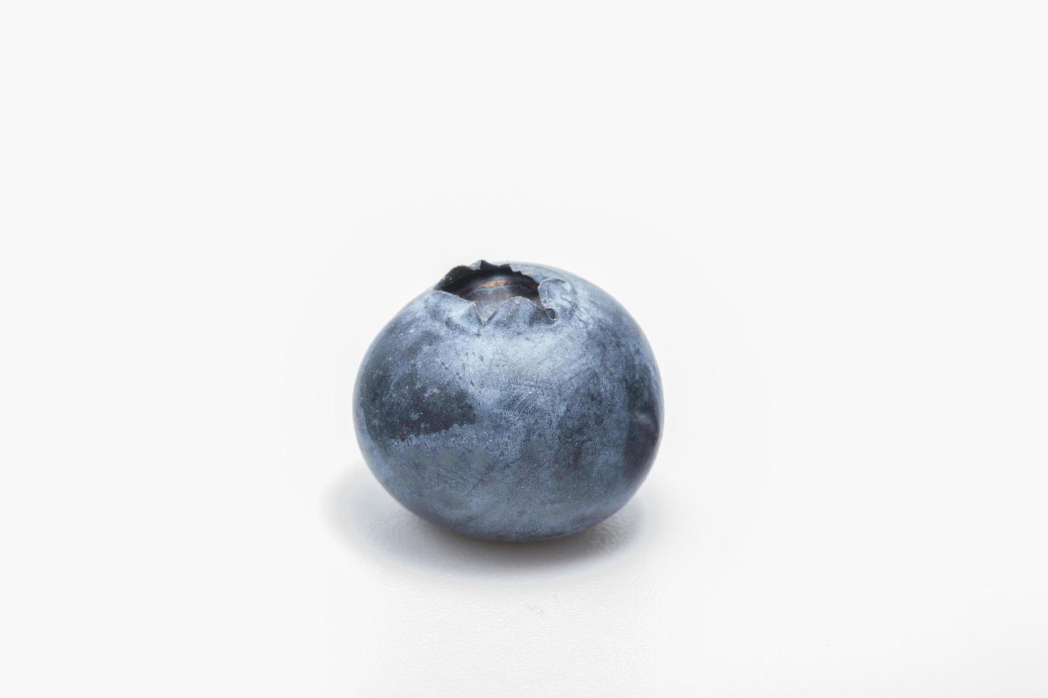 Blueberry on white background photo