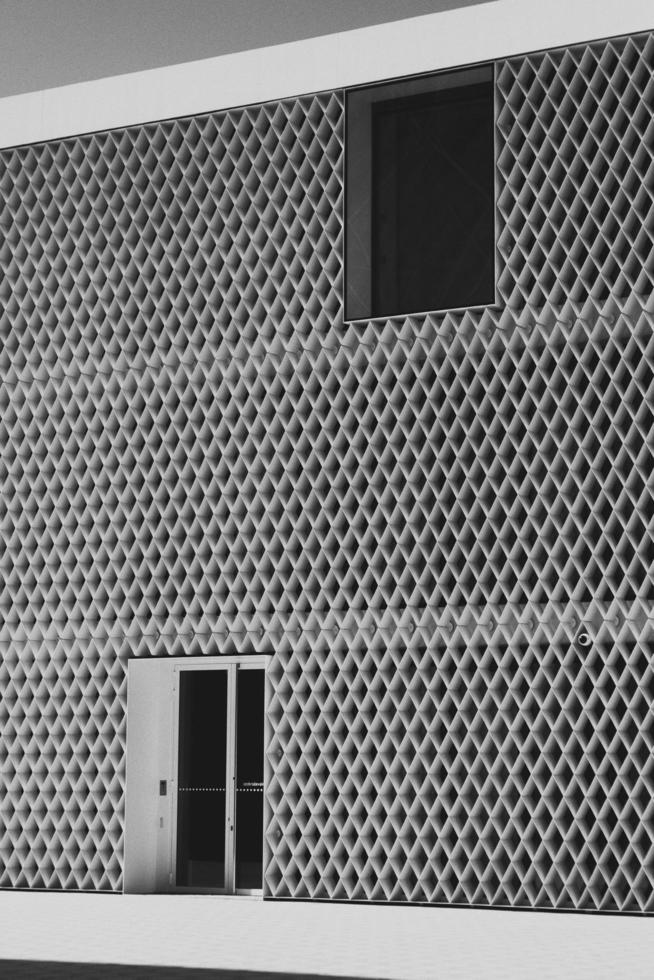 Black and white wall tiles photo