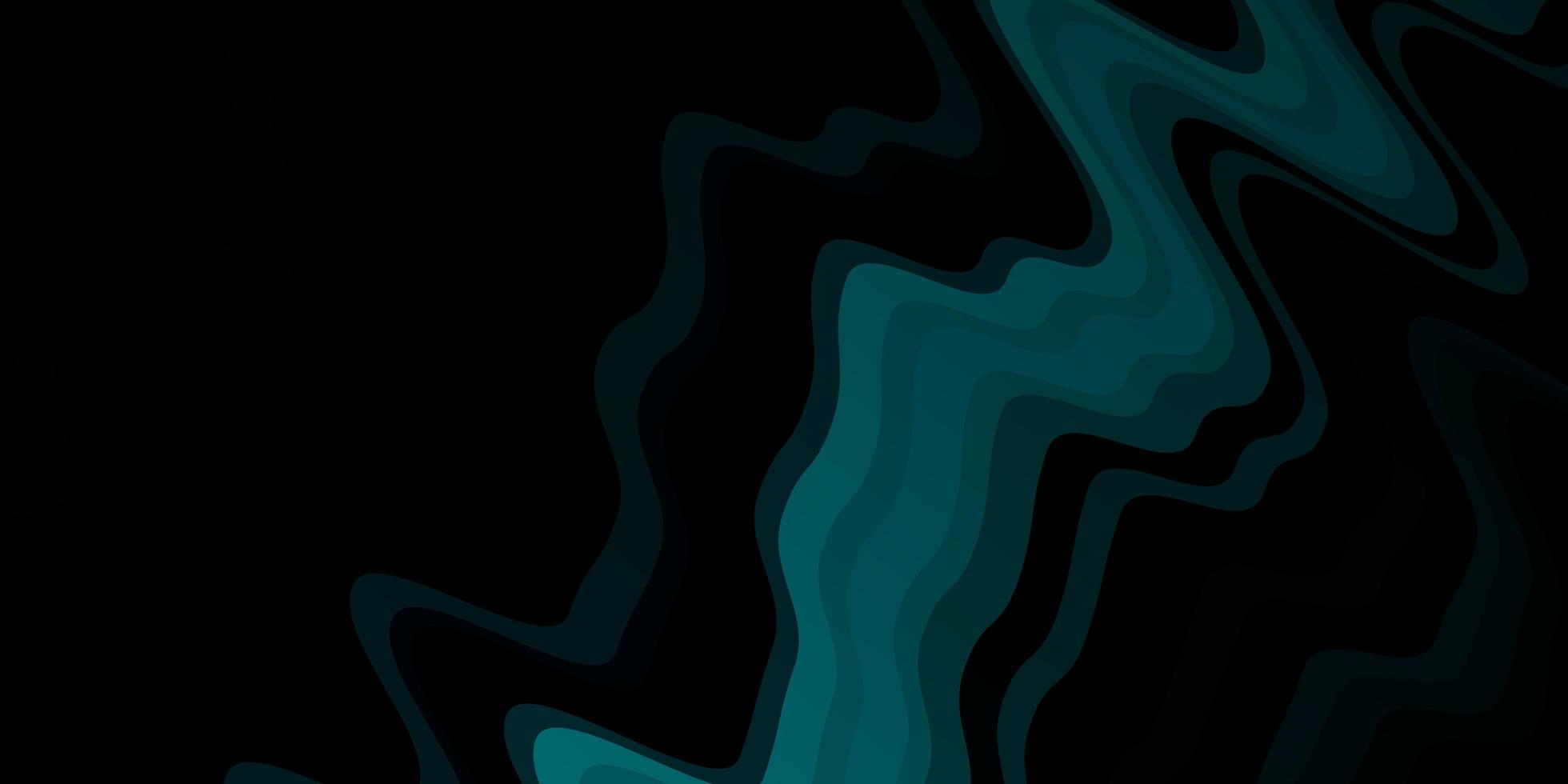 textura de vector azul oscuro con curvas
