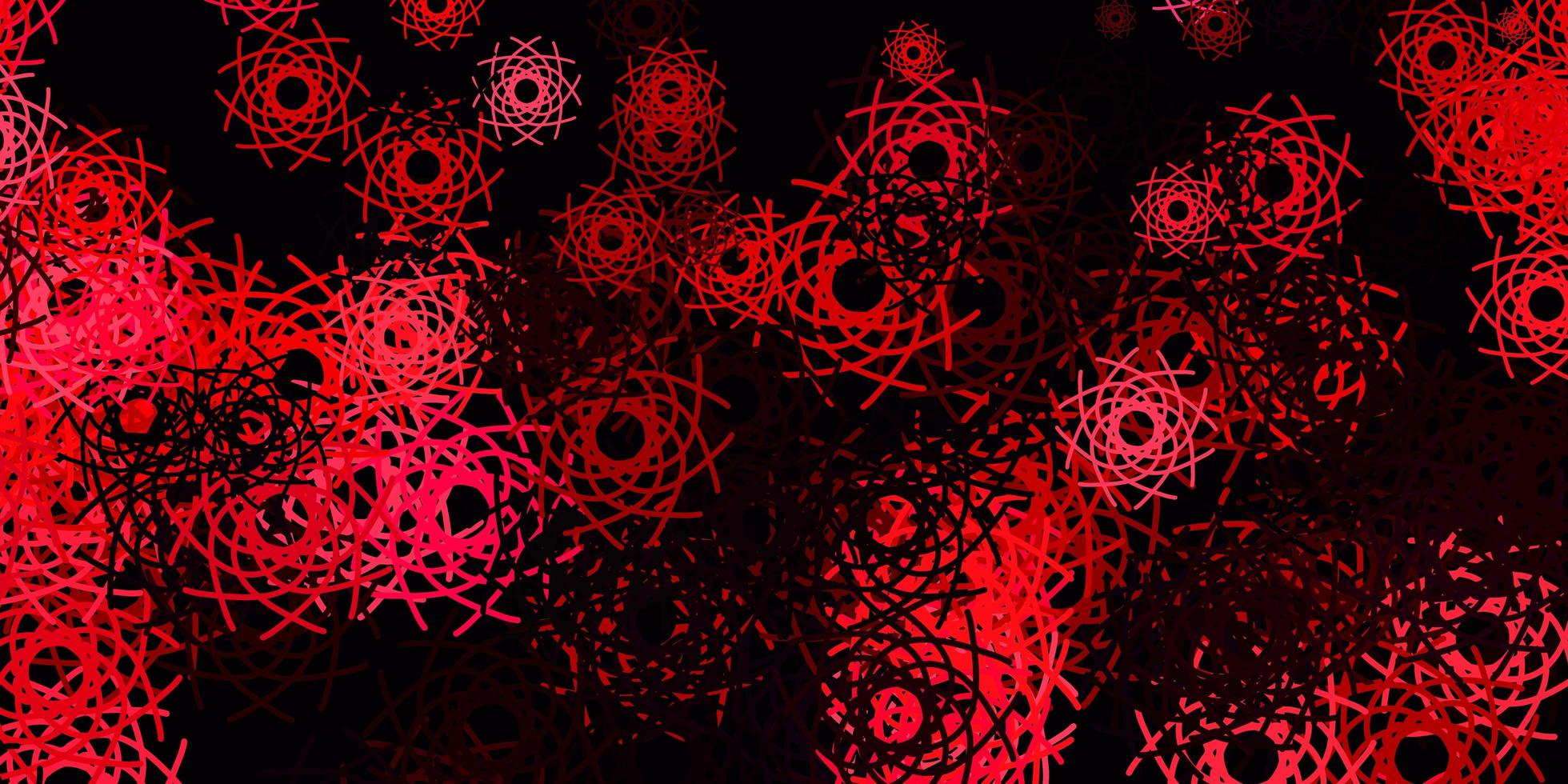 Light Pink, Red vector texture with memphis shapes.