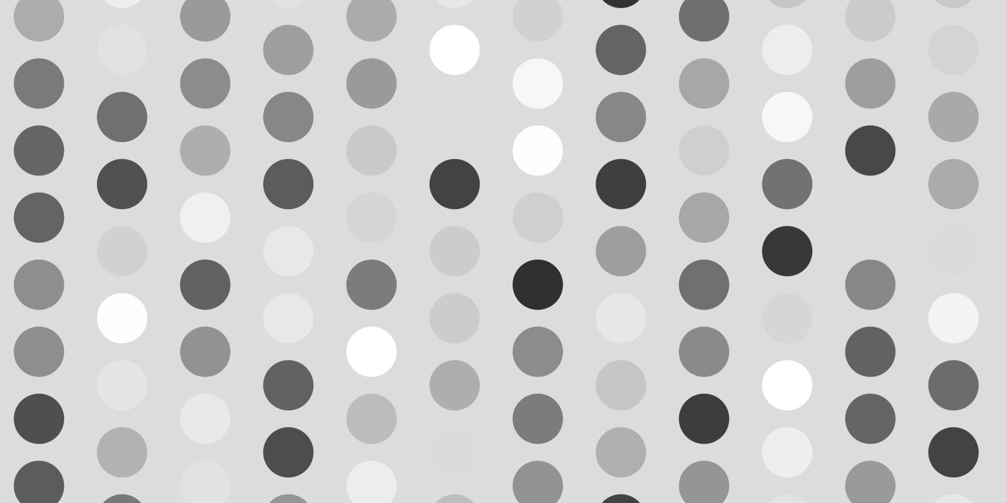 Light gray vector pattern with spheres.