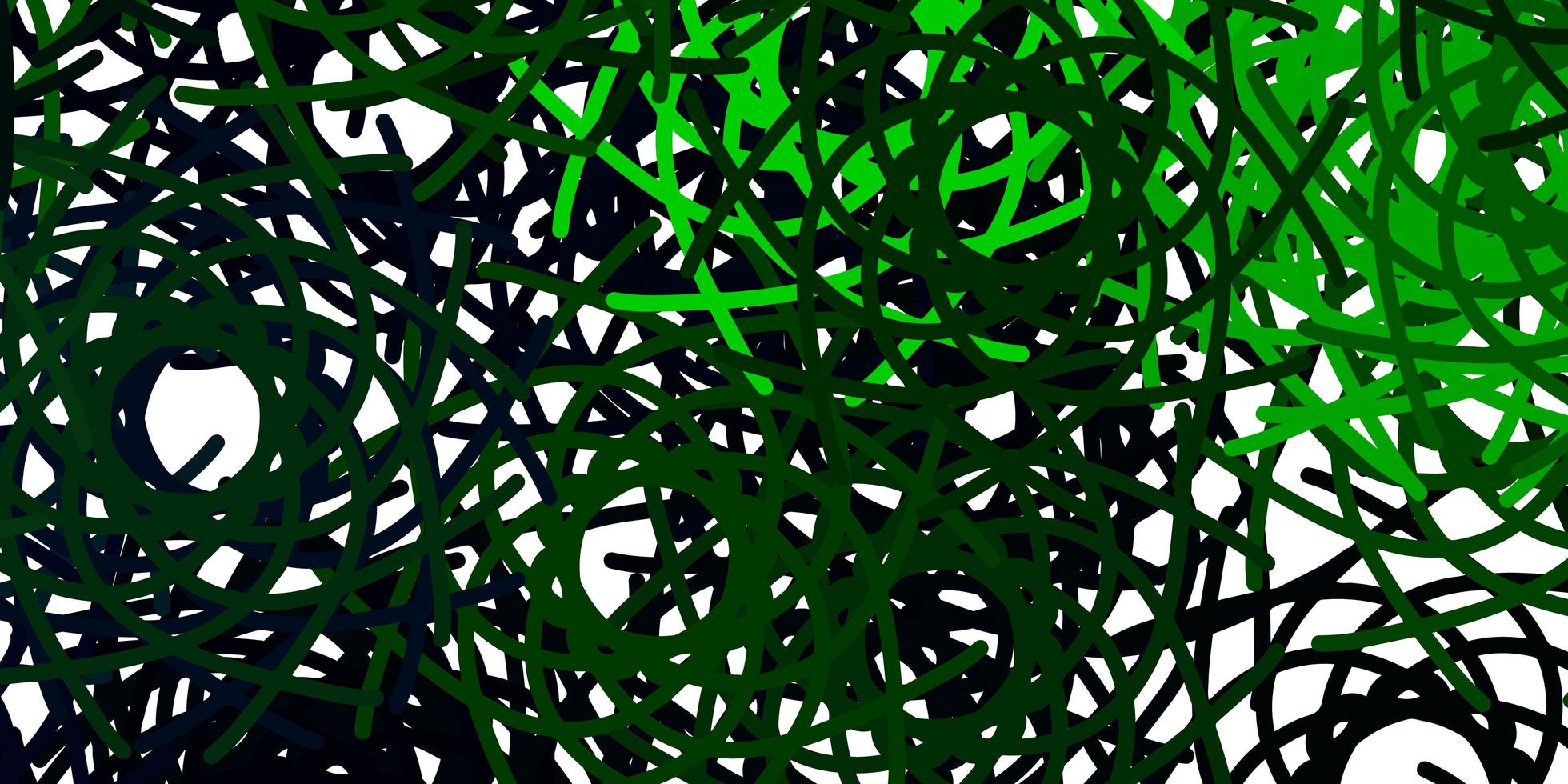 plantilla de vector verde claro con formas abstractas.