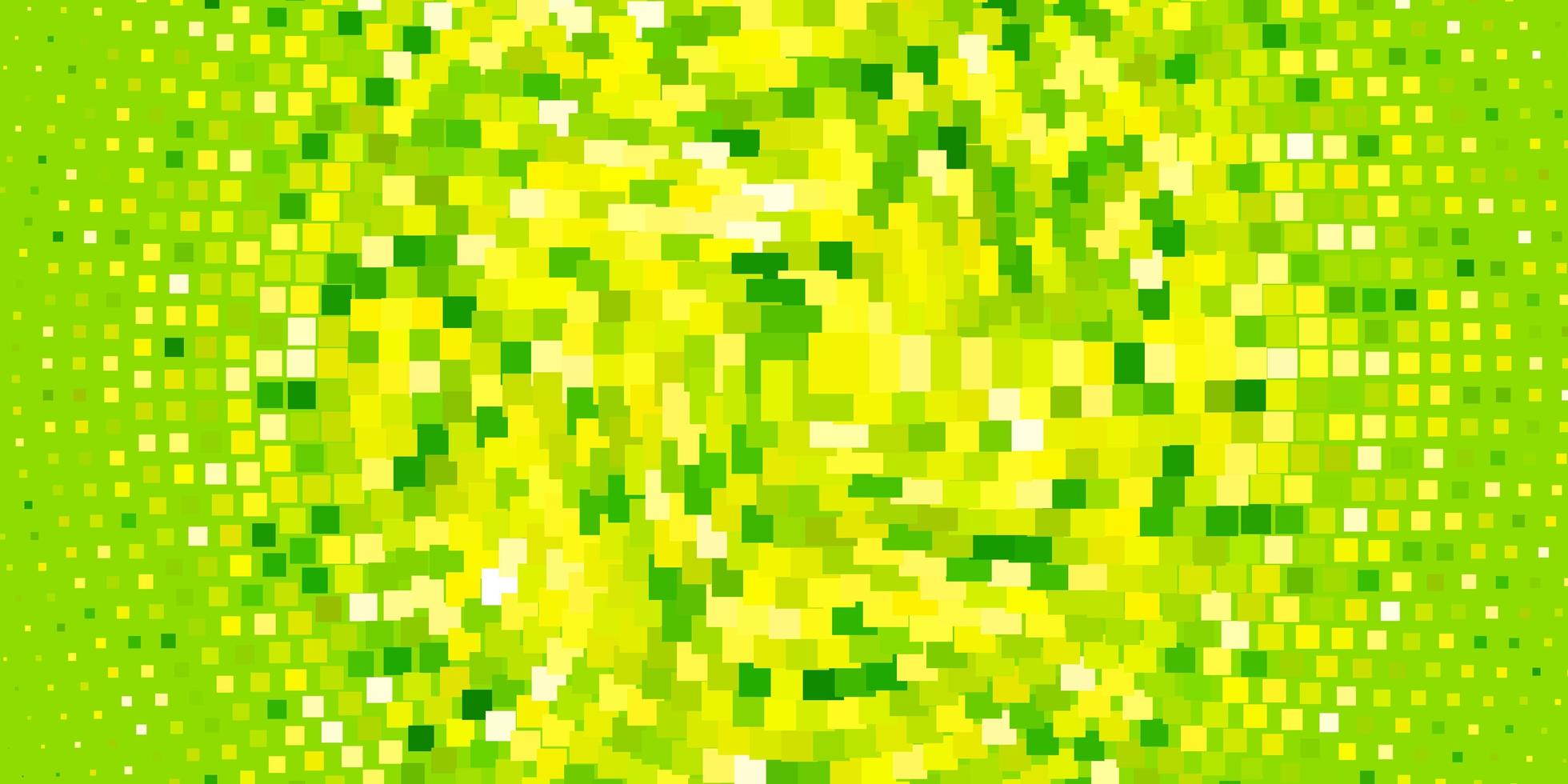 Fondo de vector verde claro, amarillo en estilo poligonal.