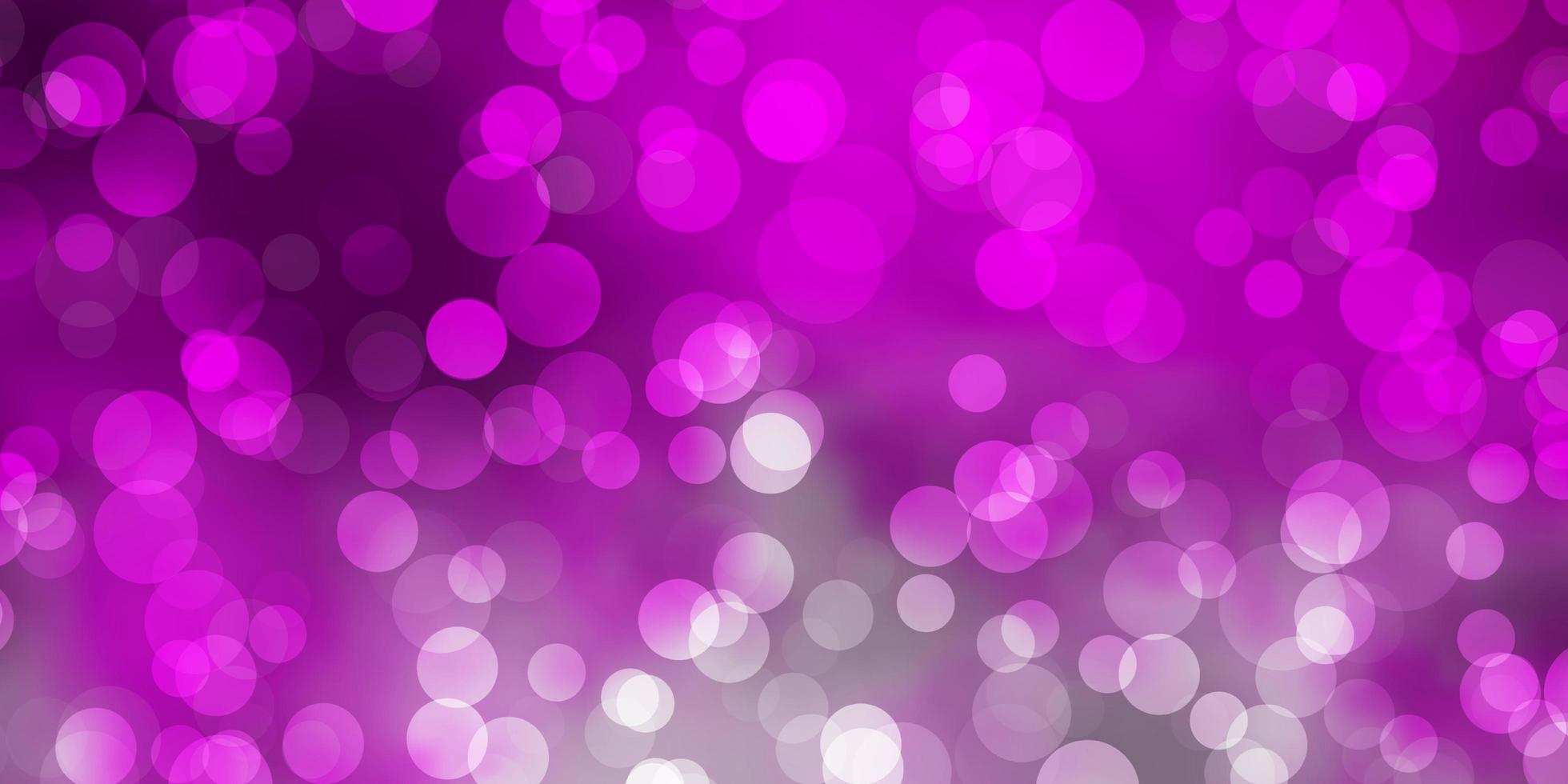 Light Pink vector backdrop with dots.