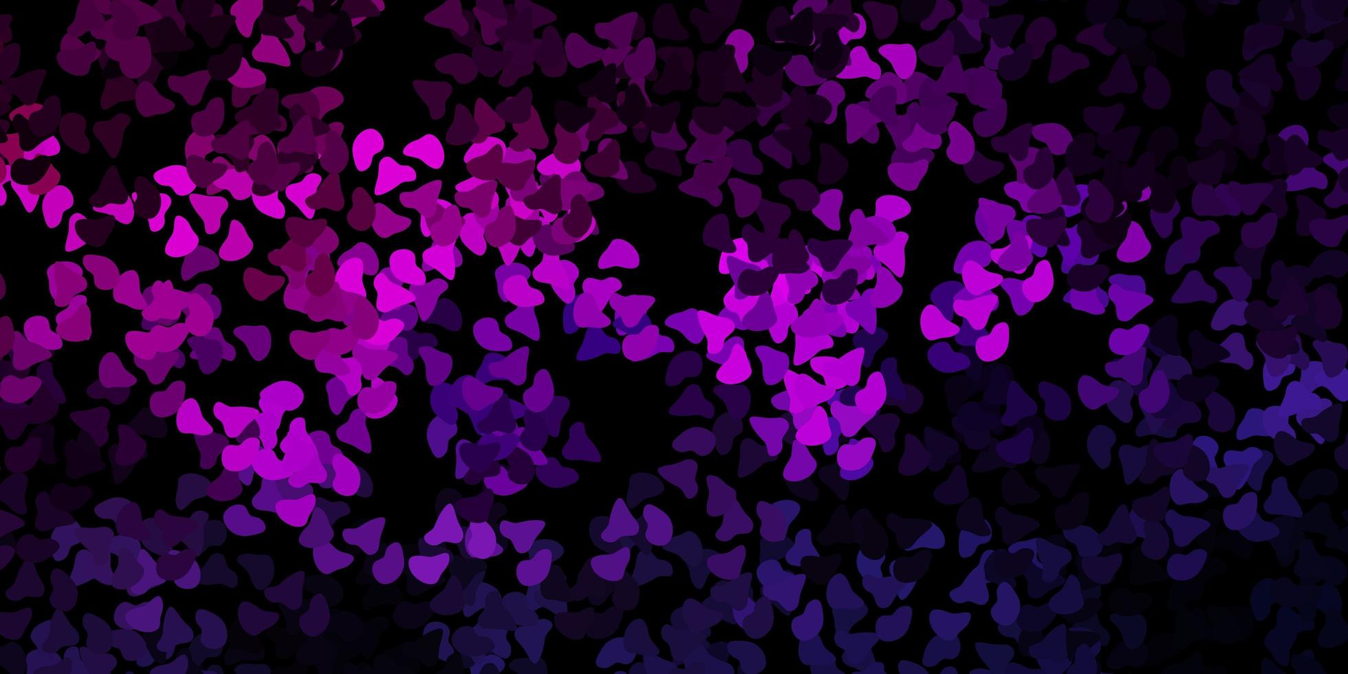 Dark pink vector pattern with abstract shapes.